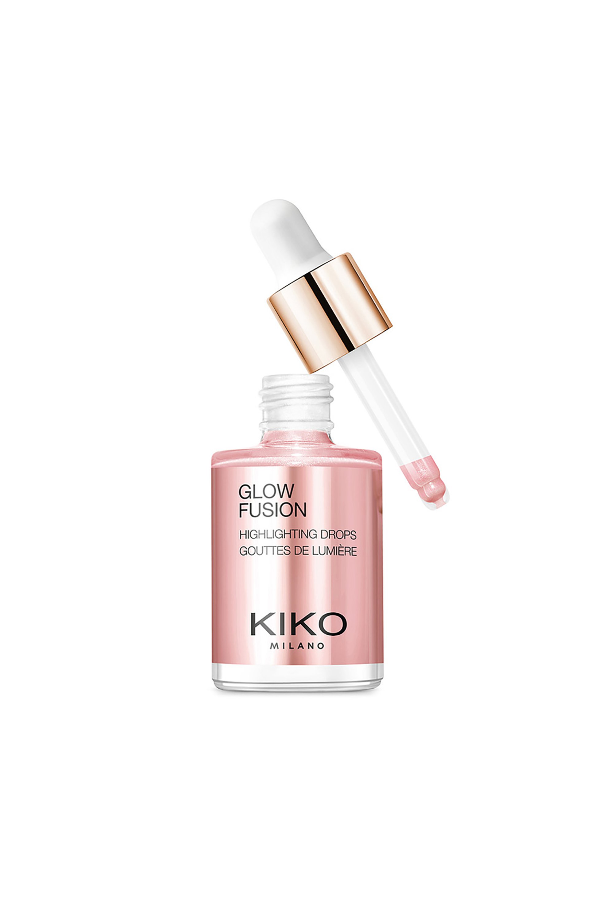 KIKO MILANO Kiko Milano Glow Fusion Highlighting Drops 01 Platinum Rose