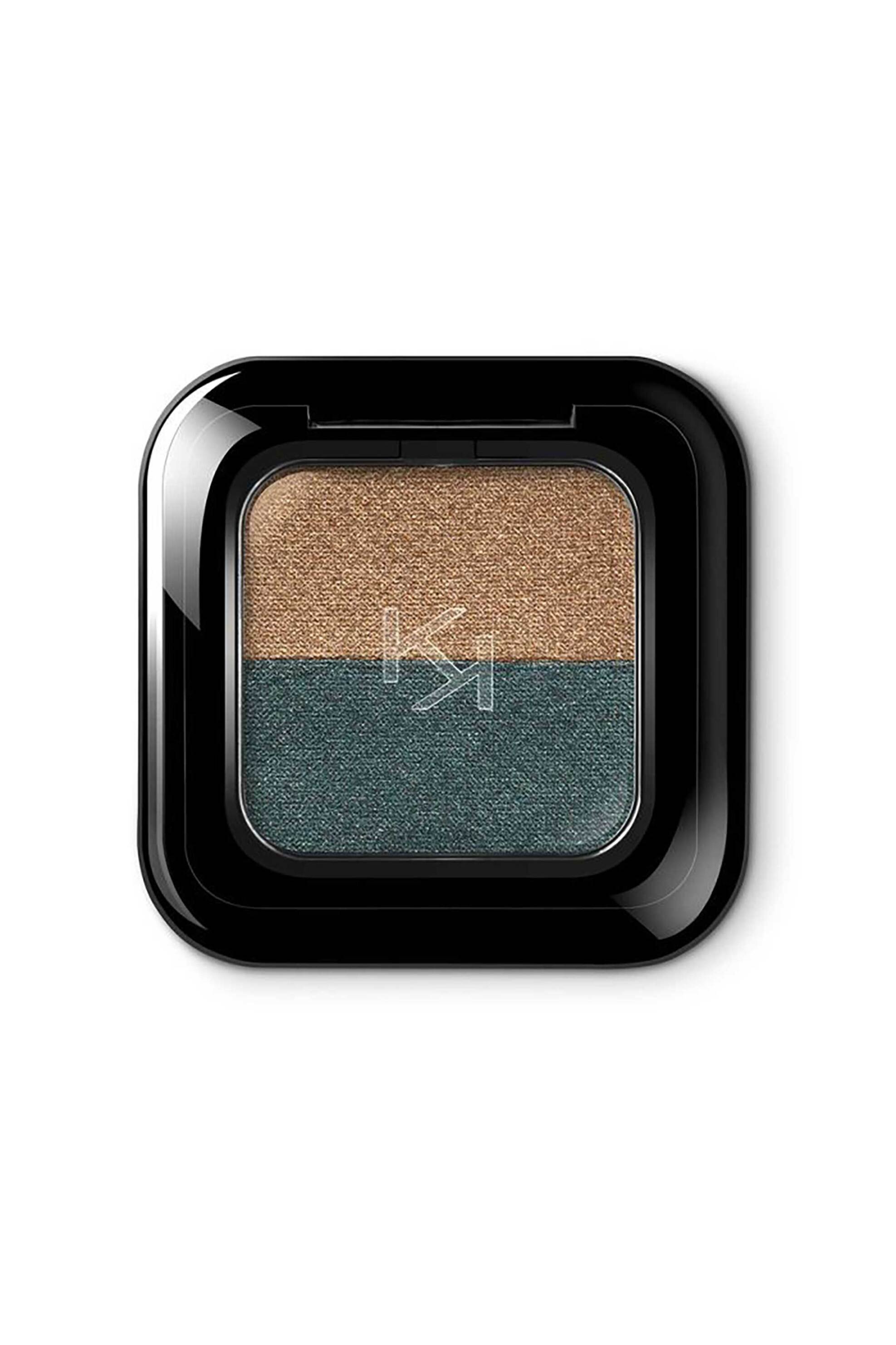 KIKO MILANO Kiko Milano New Bright Duo Eyeshadow 15 Classic Gold/Green Teal