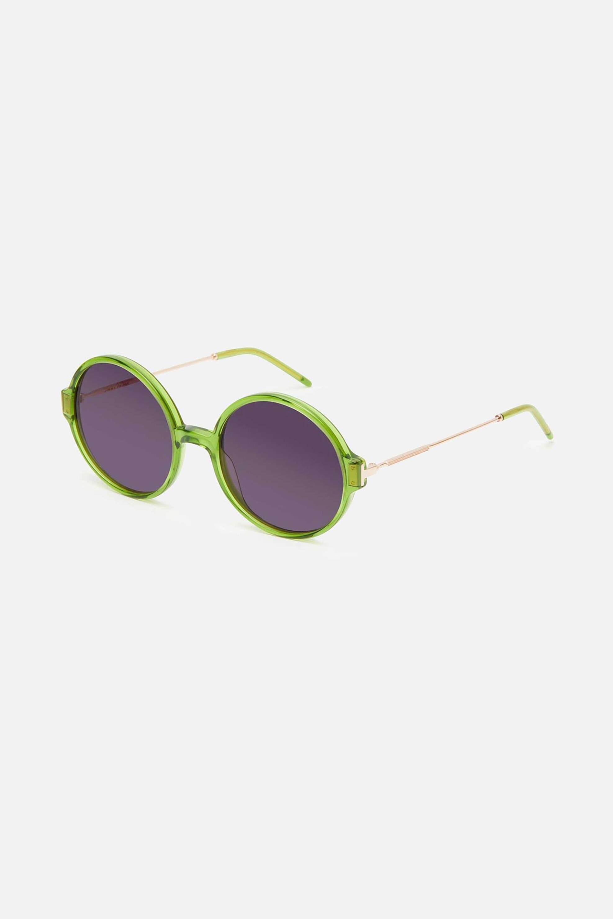 Jimmy Fairly unisex γυαλιά ηλίου στρογγυλά "La Elsa" - C330-CR216s Πράσινο Lime φωτογραφία