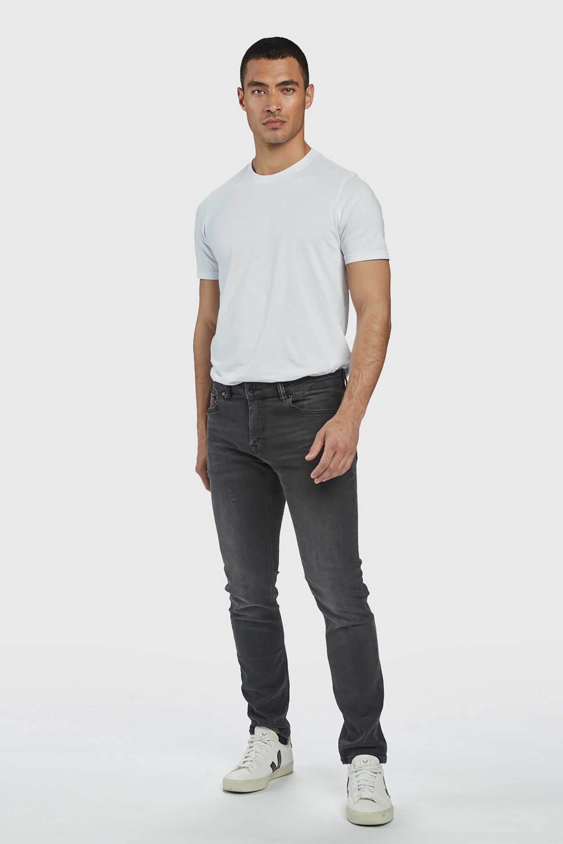 GABBA Gabba ανδρικό τζην παντελόνι πεντάτσεπο super stretch Slim Fit "Jones K3459" - 10549 Ανθρακί