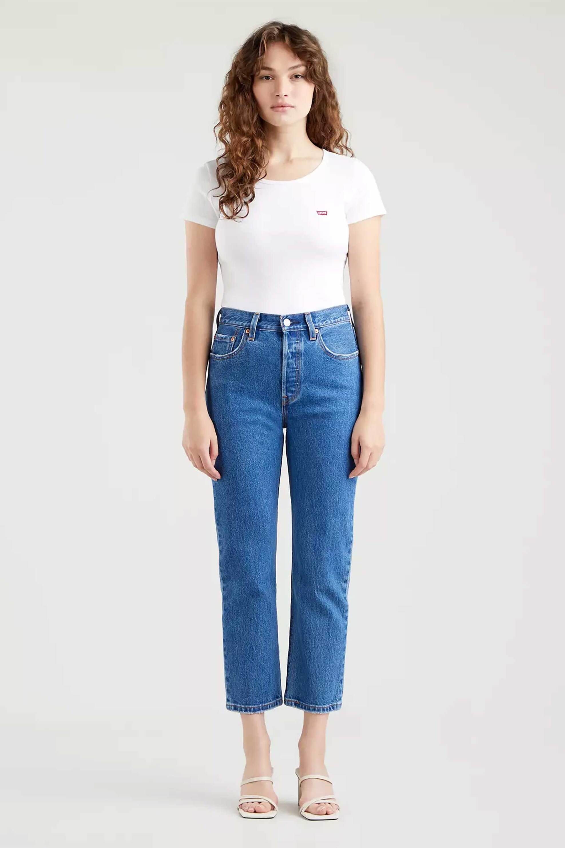 Levi's Levi's® γυναικείο τζην παντελόνι ψηλόμεσο cropped 