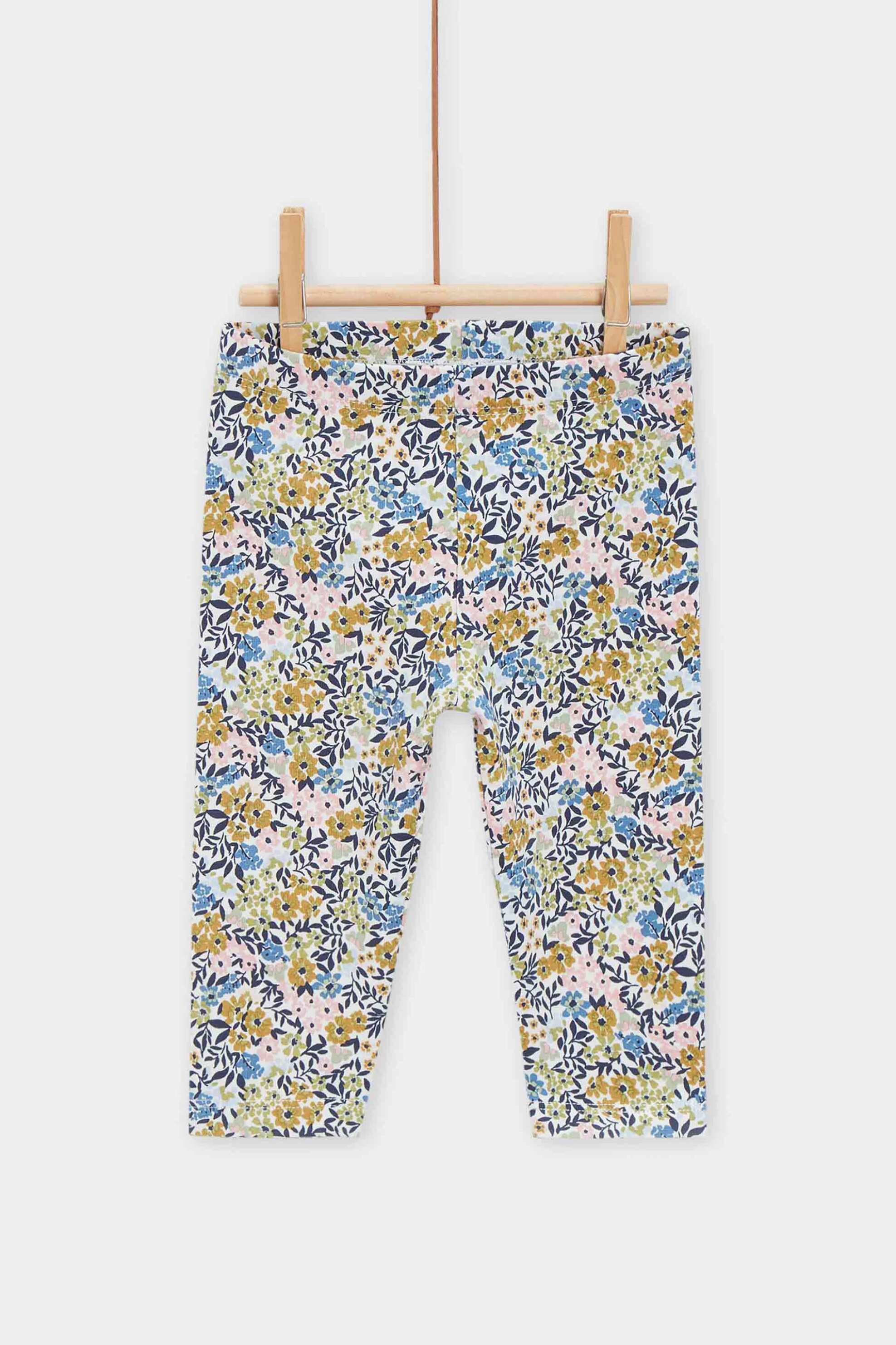 DPAM DPAM βρεφικό κολάν με floral print - 349065 Πολύχρωμο