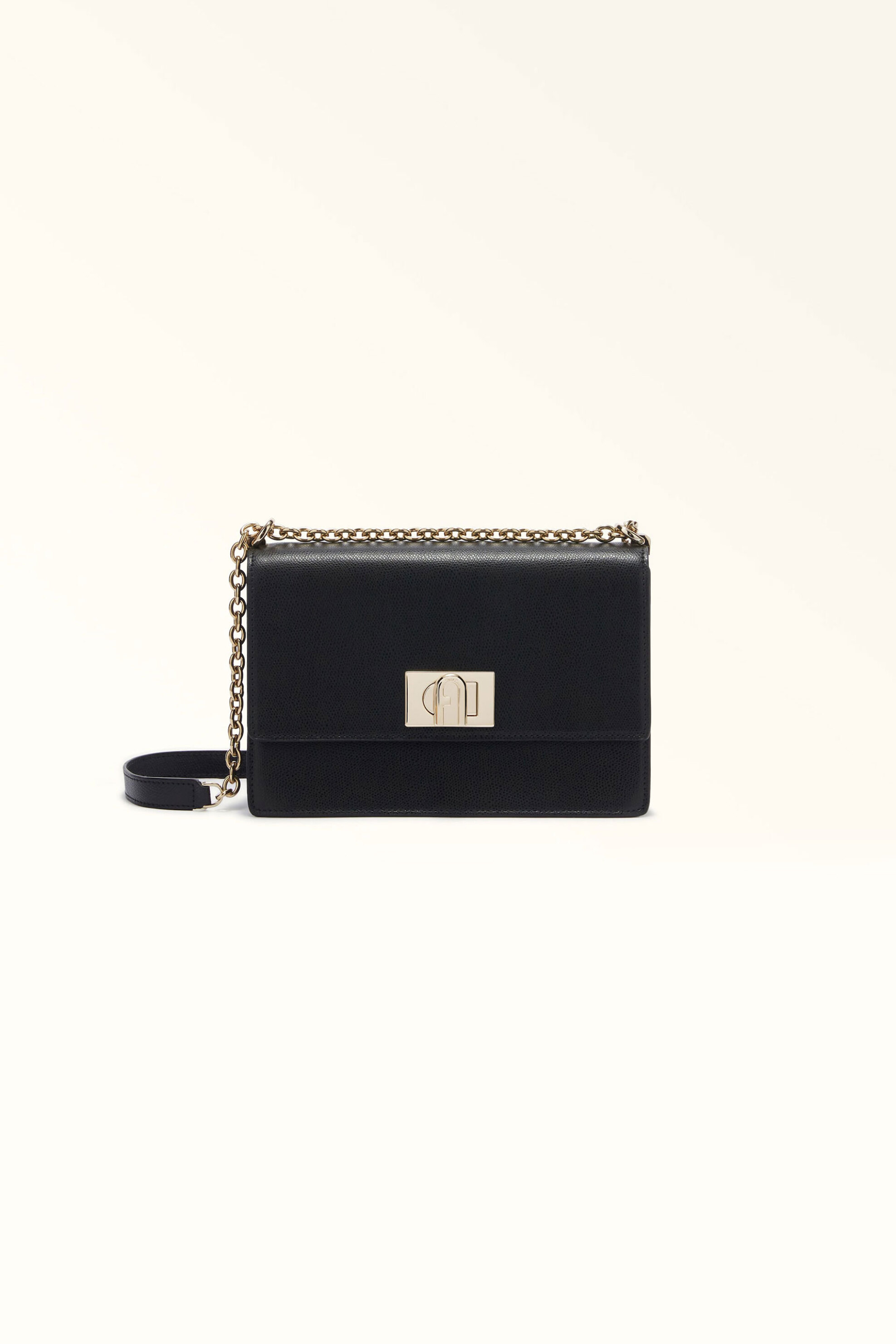  Furla γυναικεία δερμάτινη τσάντα crossbody - BAFIACO-ARE000 Μαύρο 2025