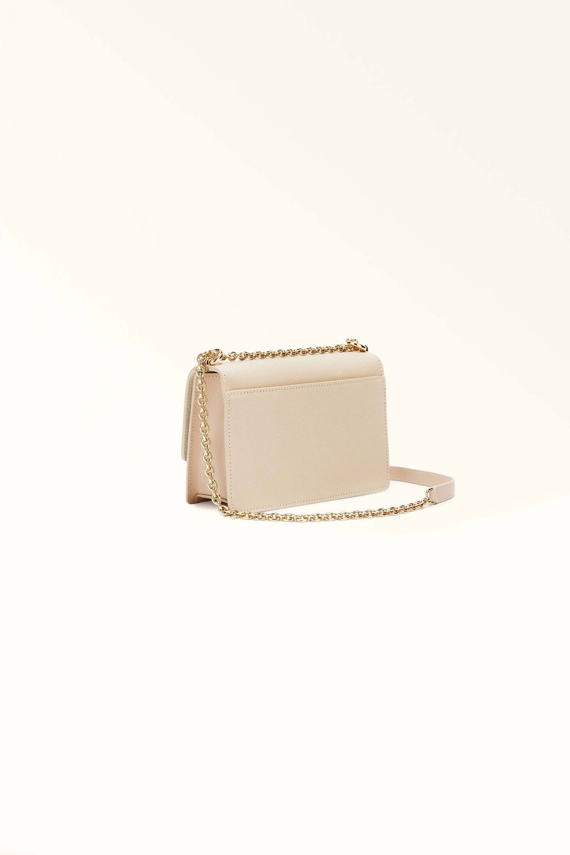 Furla γυναικεία δερμάτινη τσάντα crossbody - BAFKACO-ARE000 Εκρού φωτογραφία