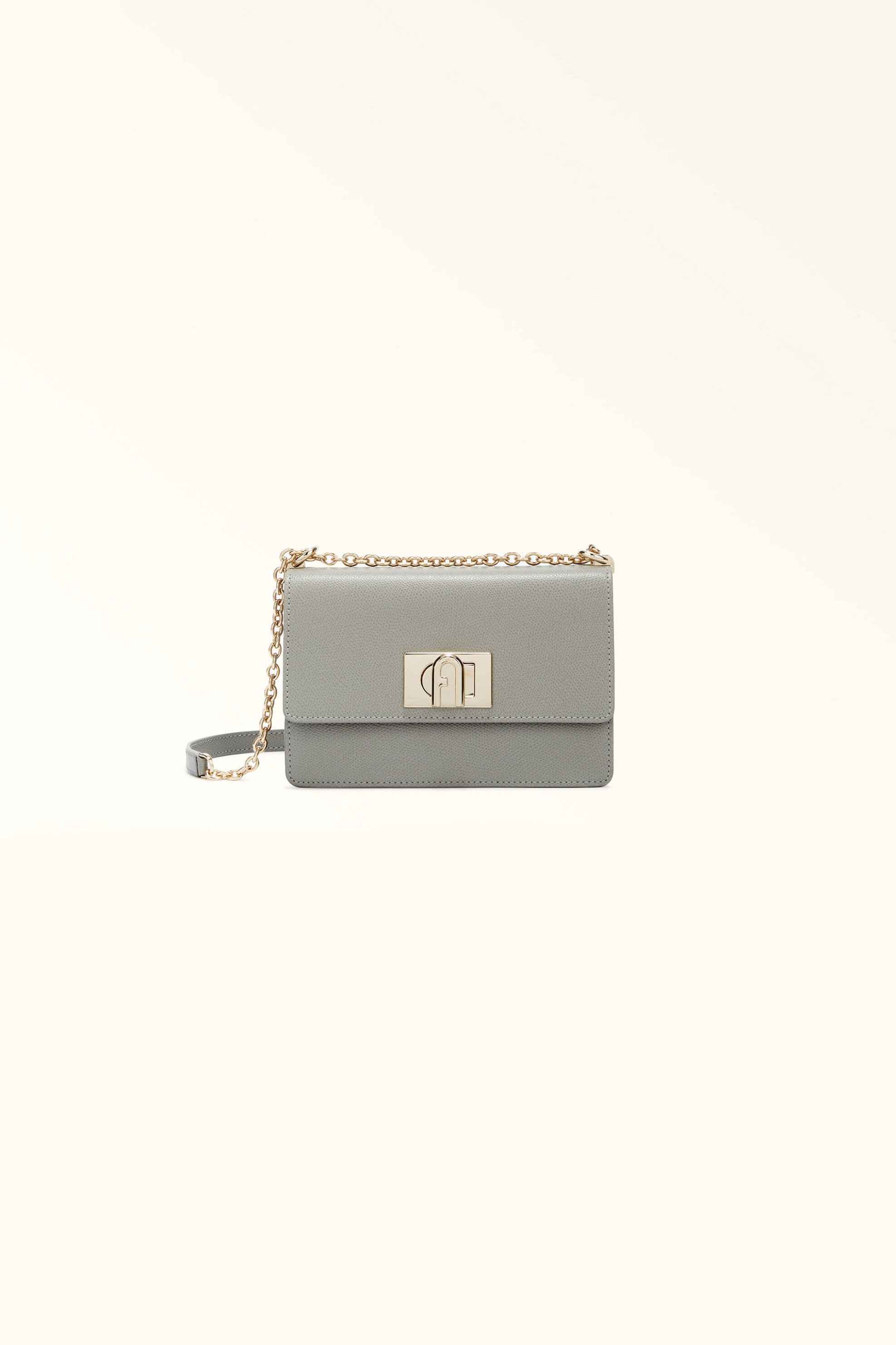  Furla γυναικεία δερμάτινη τσάντα crossbody - BAFKACO-ARE000 Γκρι 2025