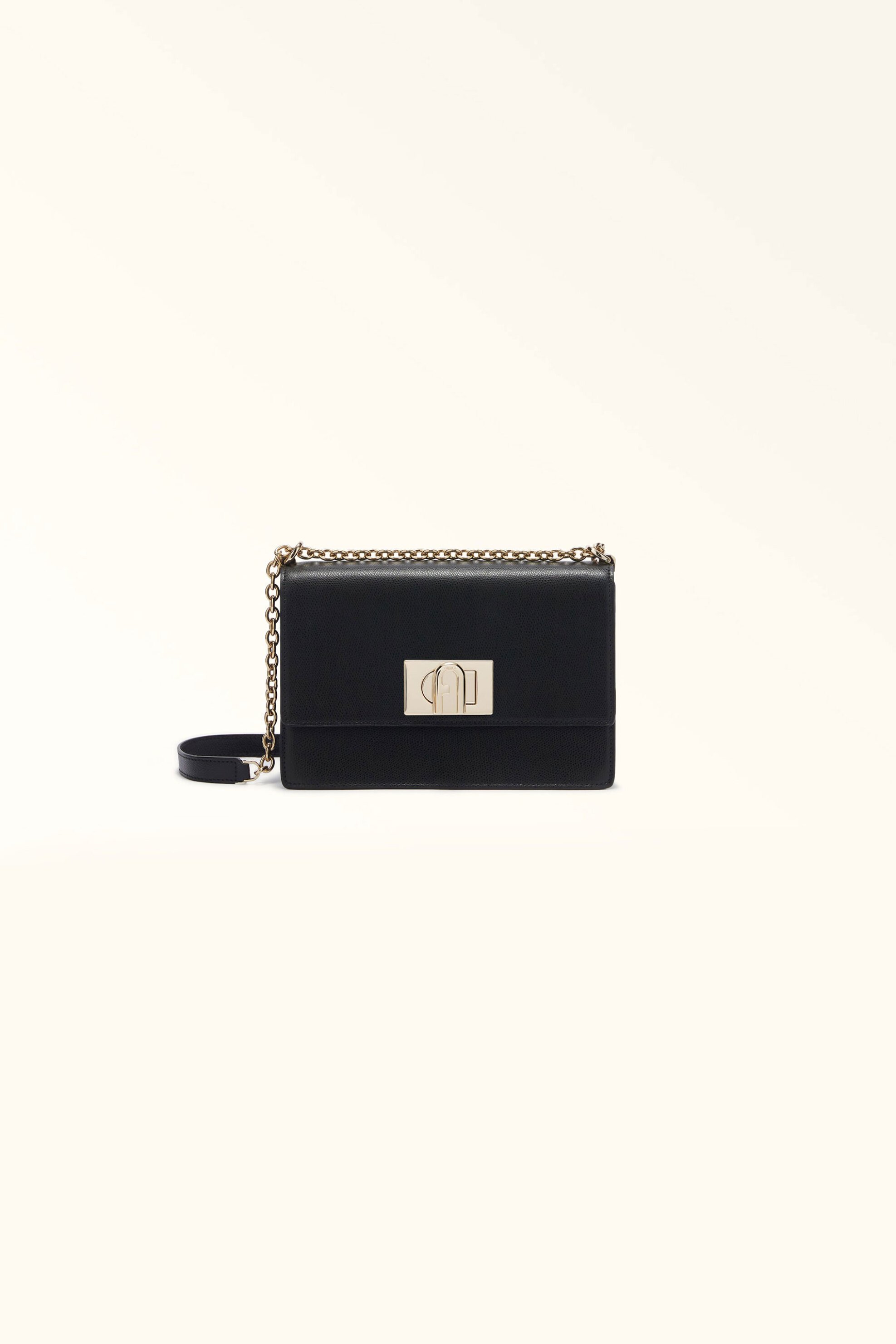  Furla γυναικεία δερμάτινη τσάντα crossbody - BAFKACO-ARE000 Μαύρο 2025