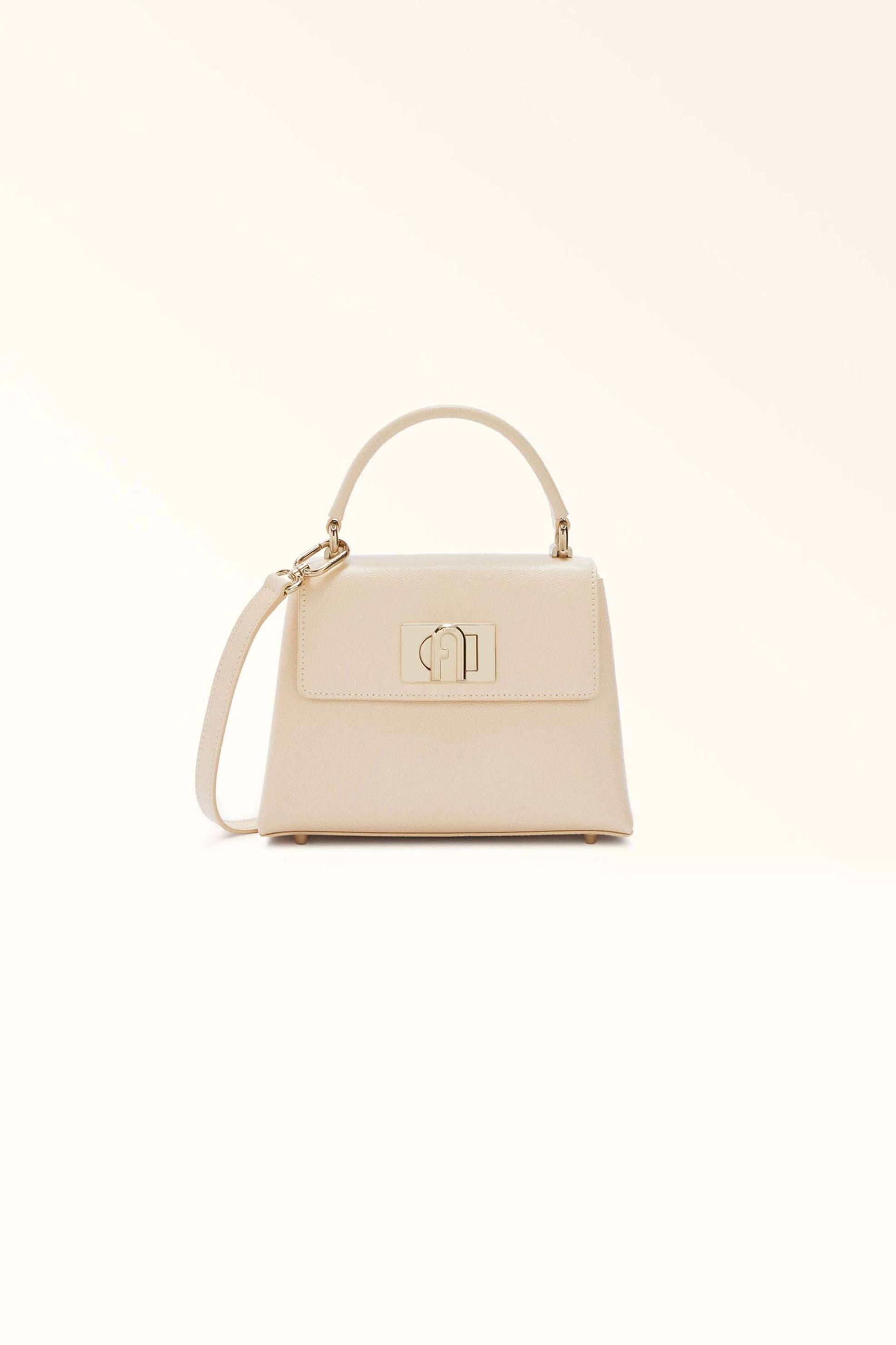  Furla γυναικείο δερμάτινο mini bag - WB00109-ARE000 Εκρού 2025