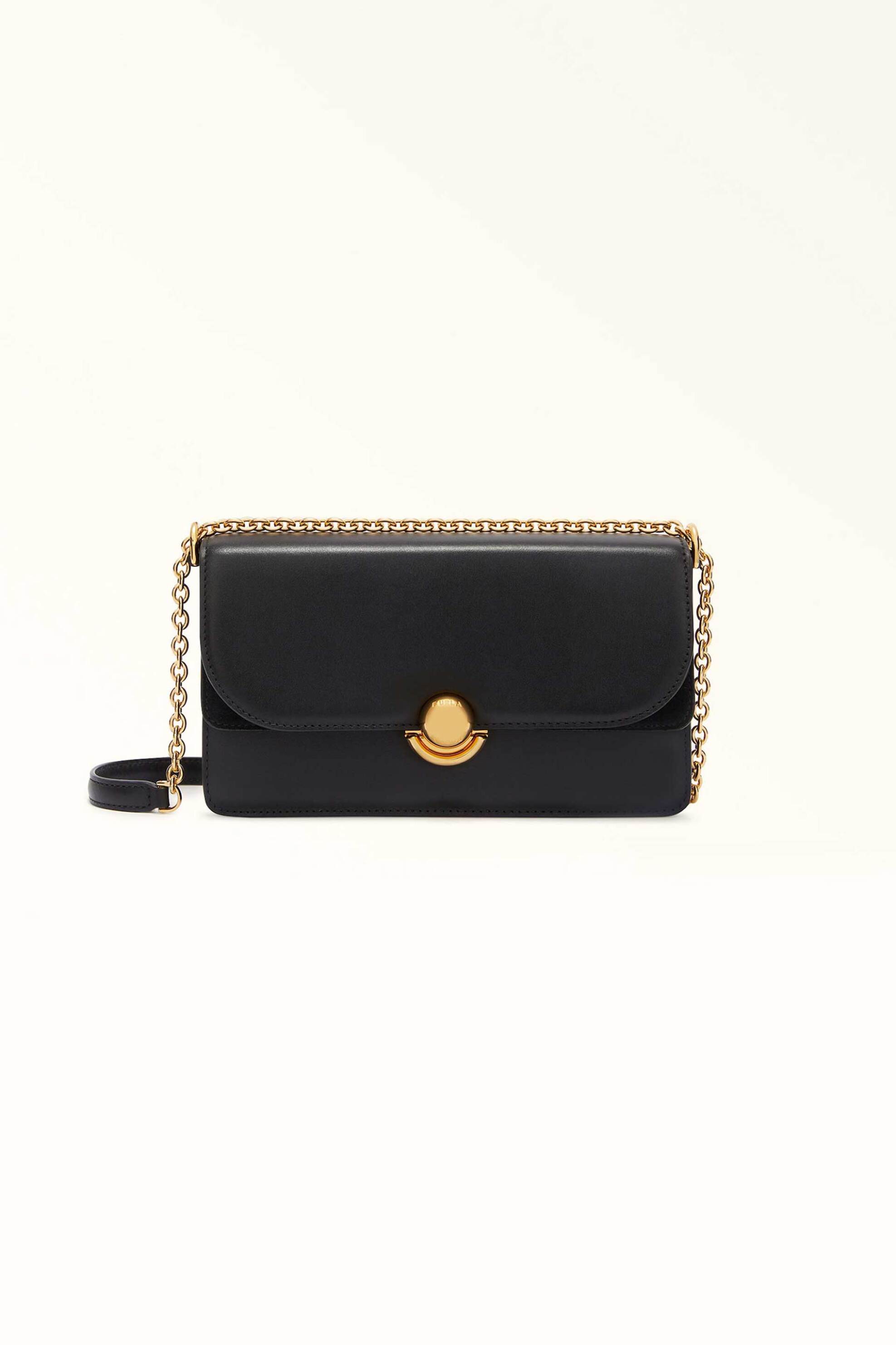 FURLA Furla γυναικεία δερμάτινη τσάντα crossbody - WB01515-BX0428 Μαύρο