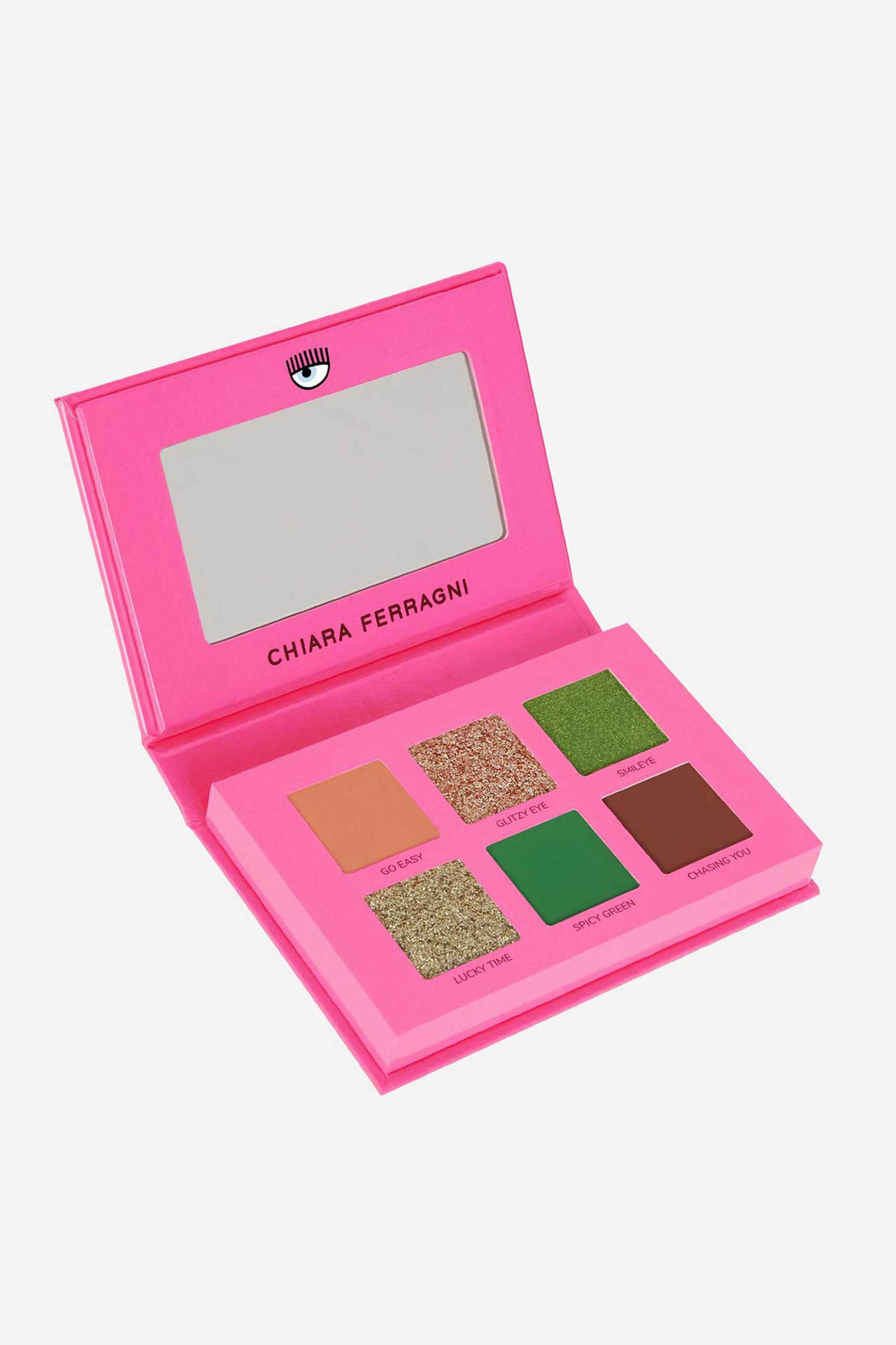 CHIARA FERRAGNI MAKE-UP Chiara Ferragni Eyeshadow Palette - PM05EXTREMEPINK Fancy Green