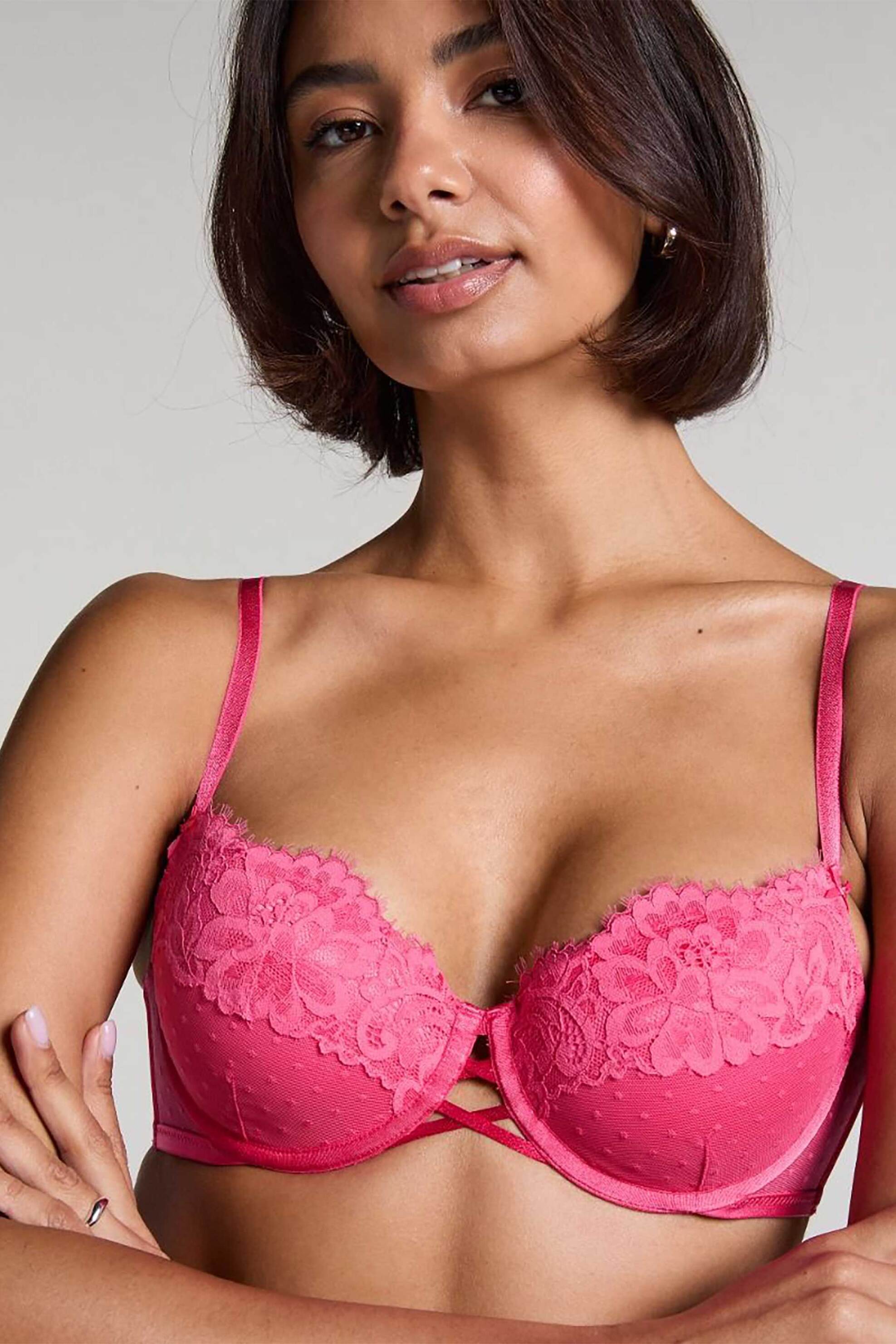  Hunkemöller γυναικείο σουτιέν με επένδυση και μπανέλα 