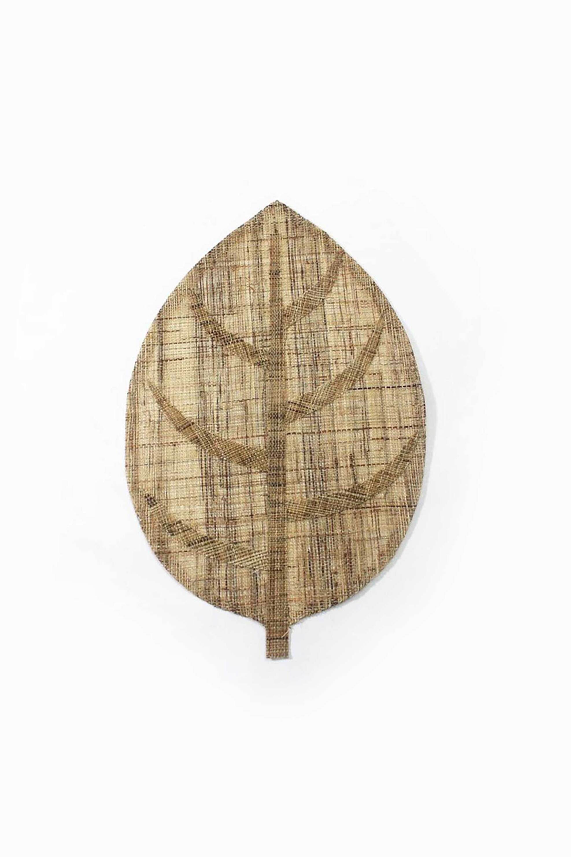 D. Arts λινό σουπλά καφέ "Leaf" 30 x 45 cm - AHW3162-BR φωτογραφία