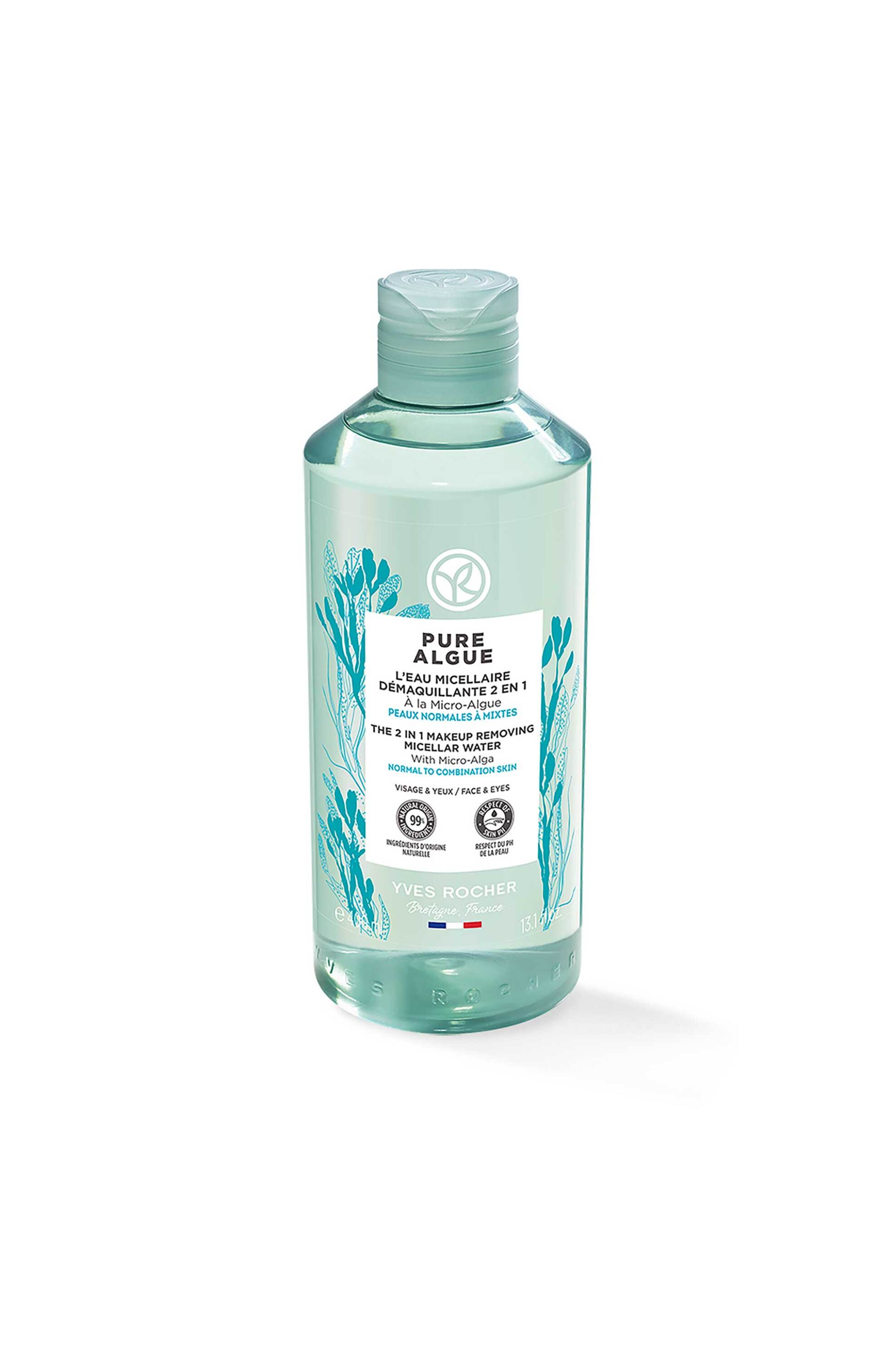 YVES ROCHER Yves Rocher Makeup Removing Micellar Water - Pure Algue 400 ml - 62107