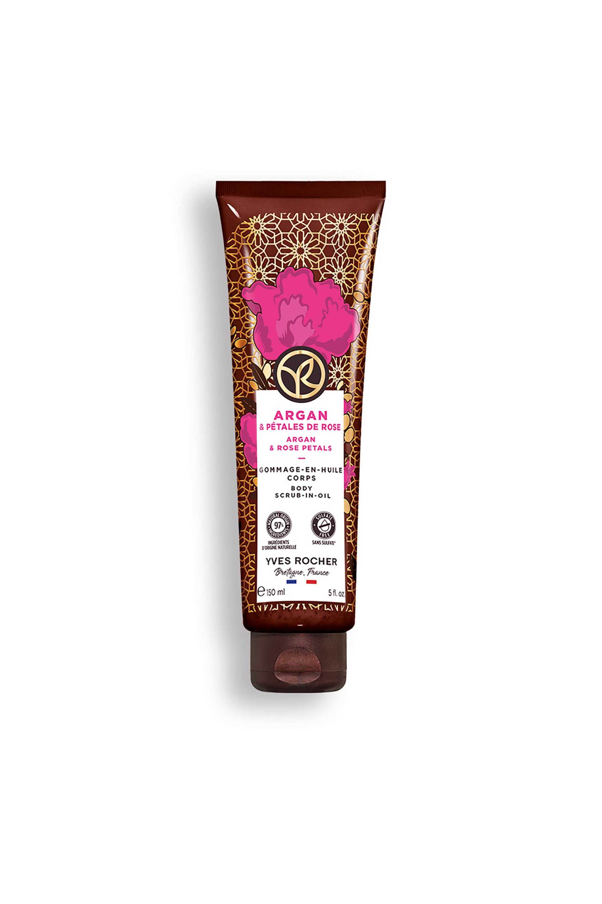 YVES ROCHER Yves Rocher Argan & Rose Petals Body Scrub-in-Oil 150 ml - 90897