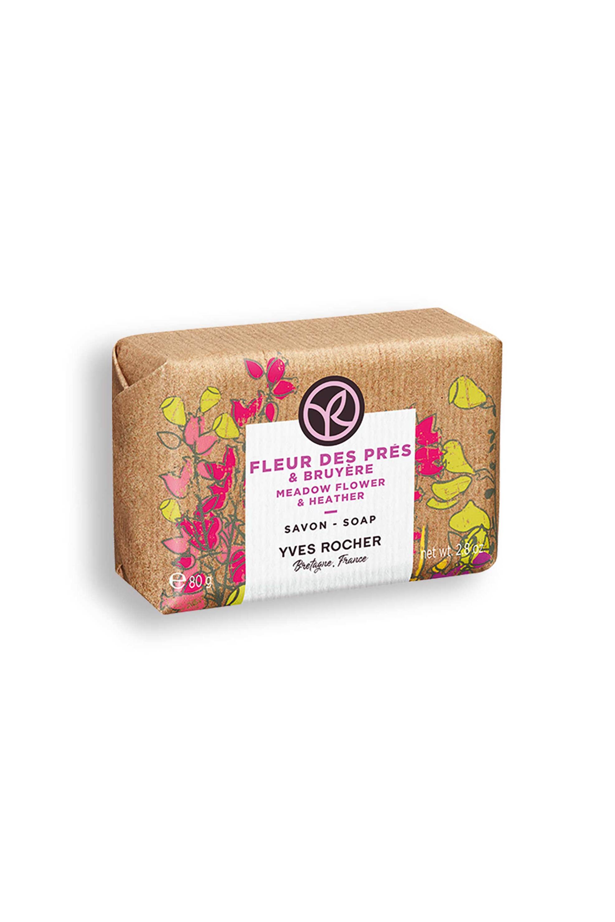 YVES ROCHER Yves Rocher Meadow Flower & Heather Soap 80 gr - 63526