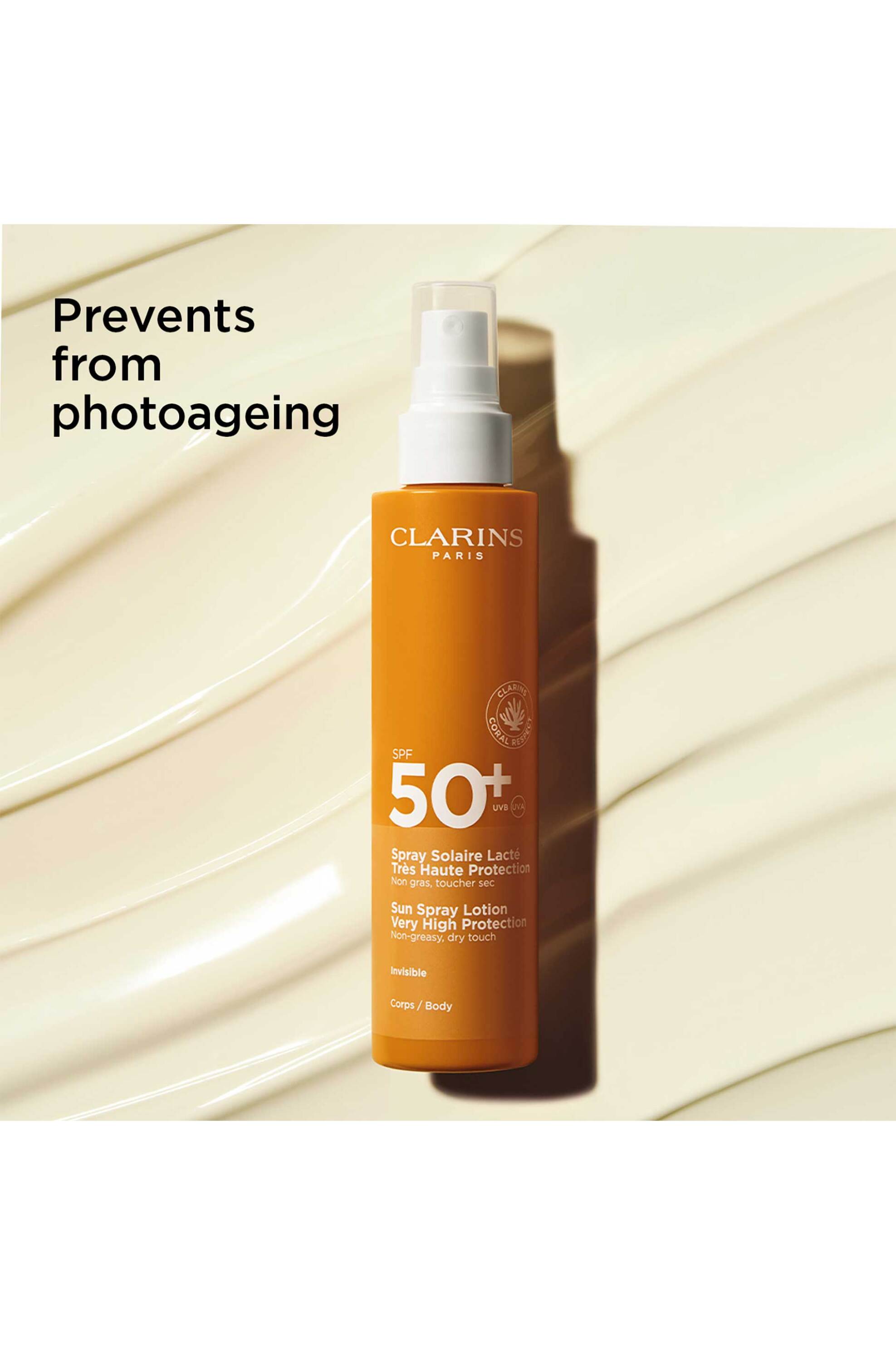 Clarins Milky Sun Care Spray Very High Protection Spf 50+ 150 ml - 80104578 φωτογραφία