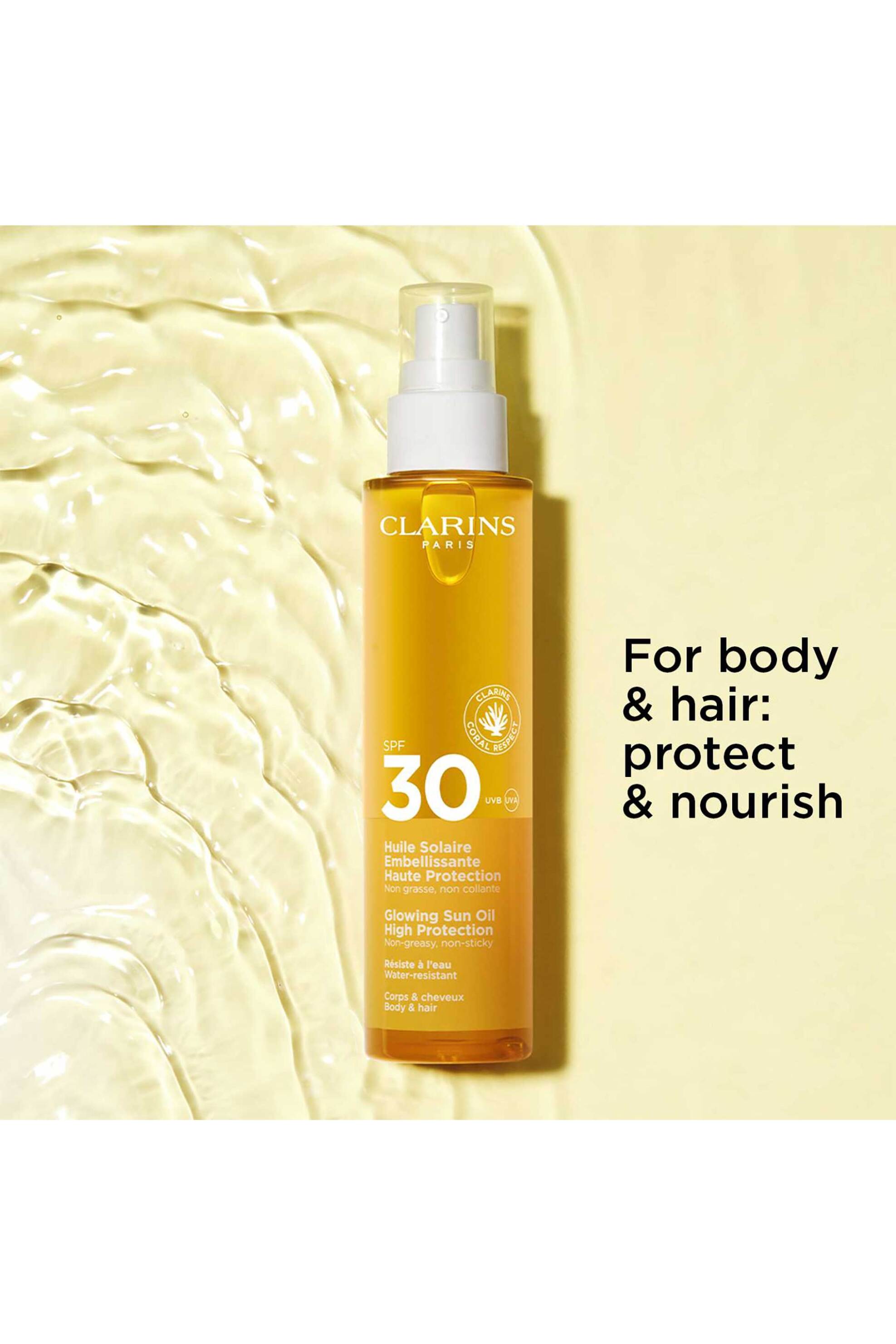 Clarins High Protection Beautifying Sun Care Oil Spf 30 150 ml - 80104577 φωτογραφία