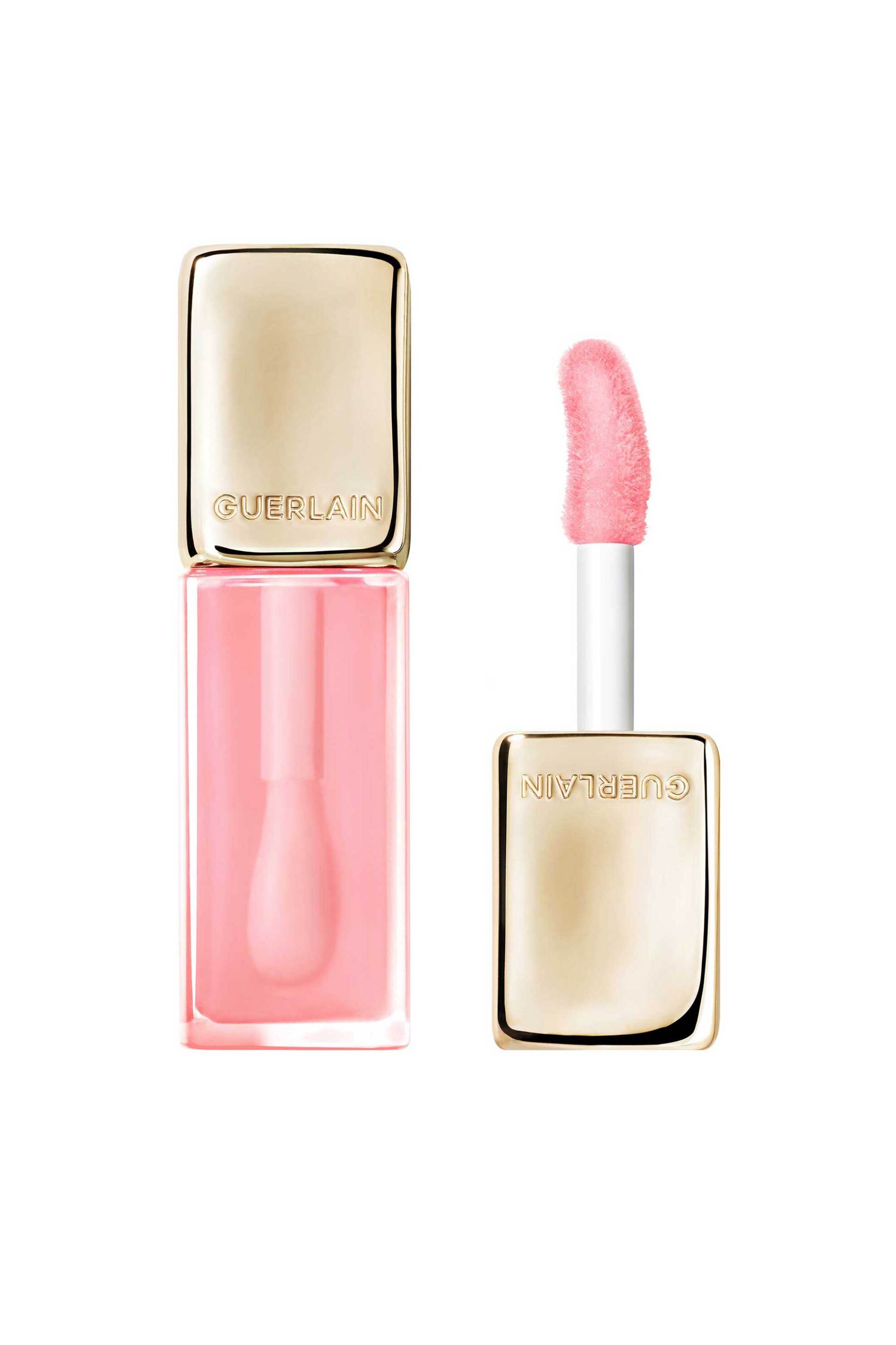 GUERLAIN Guerlain Kisskiss Bee Glow Oil 92% Natural-Origin Honey Tint Lip Oil - G044111 258 Rose Glow