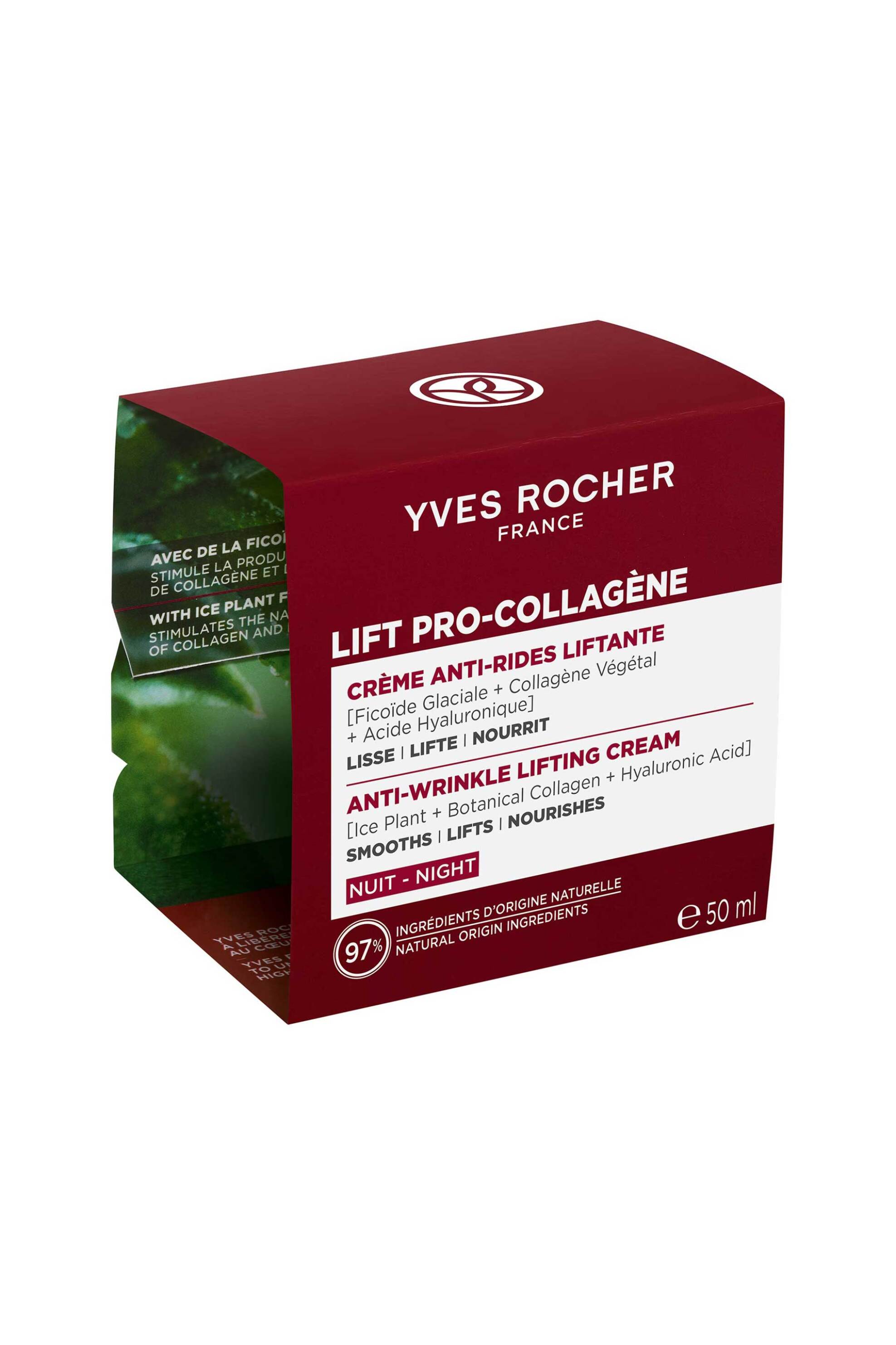 Yves Rocher Lift Pro Collagene - Anti-Wrinkle Lifting Night Cream 50 ml - 48846 φωτογραφία