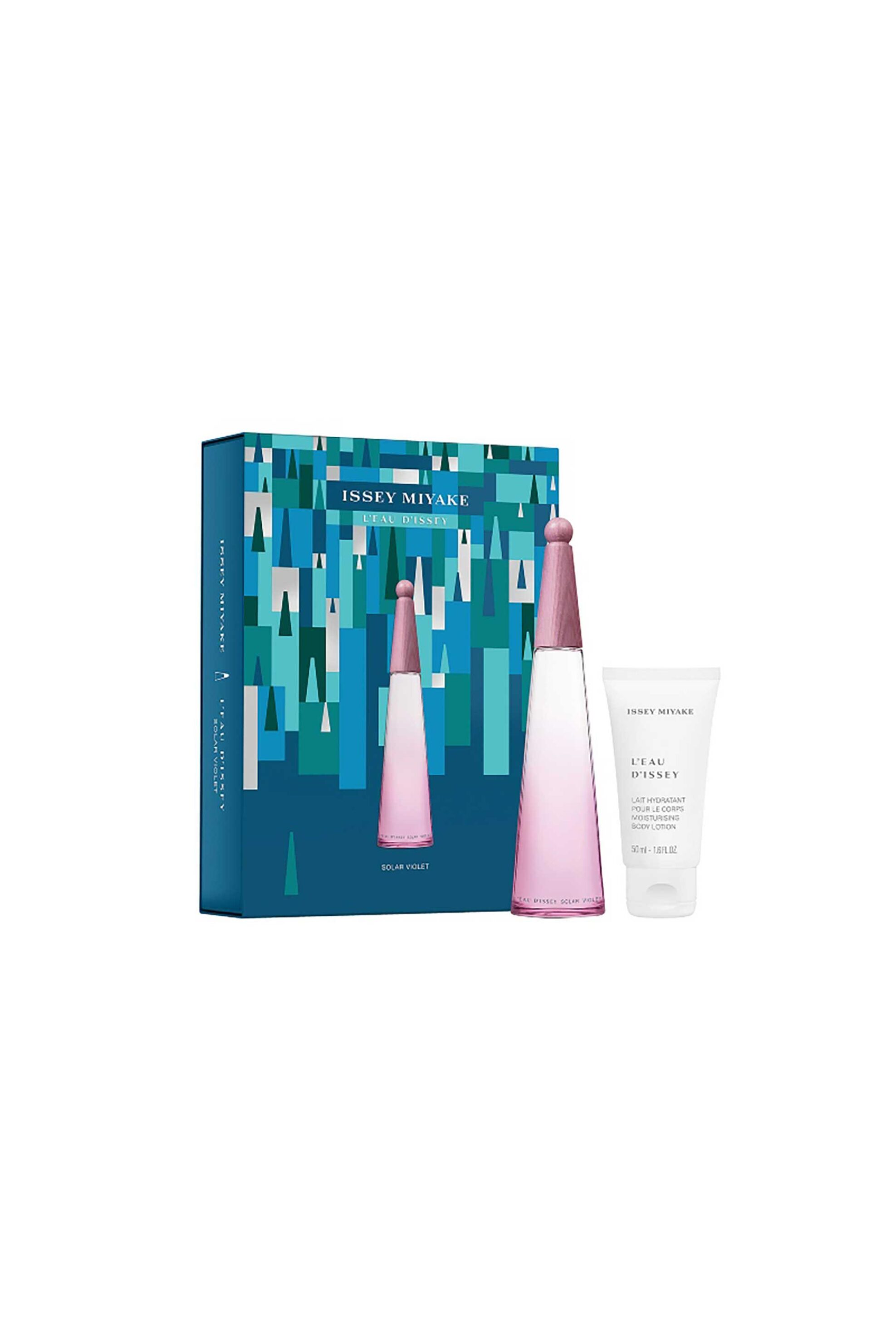 ISSEY MIYAKE Issey Miyake L'Eau D'Issey Solar Violet Xmas Set (Edti 50 ml + Body Lotion 50 ml) - 31800565