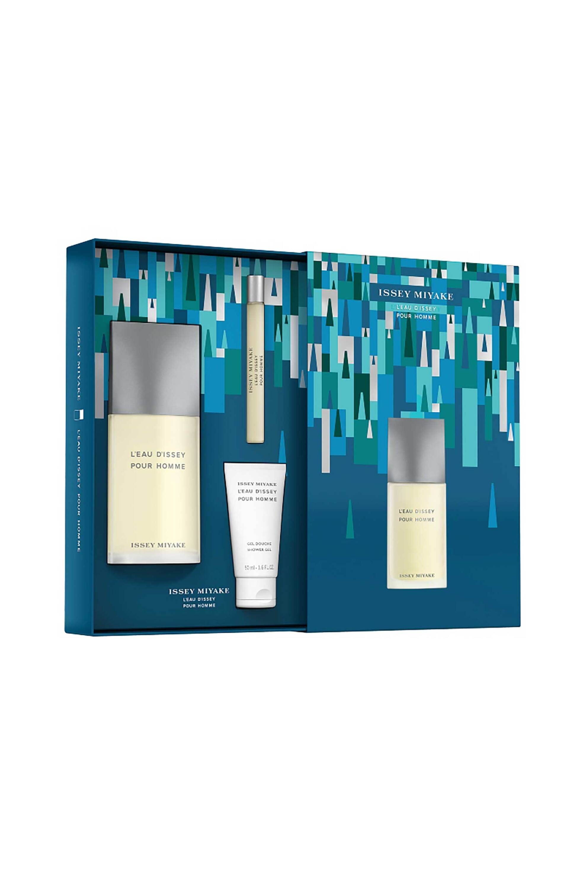 Issey Miyake L'Eau D'Issey Pour Homme Xmas Set (Edt 125 ml + Shower Gel 50 ml + Purse Spray 10 ml) - 31800568 φωτογραφία