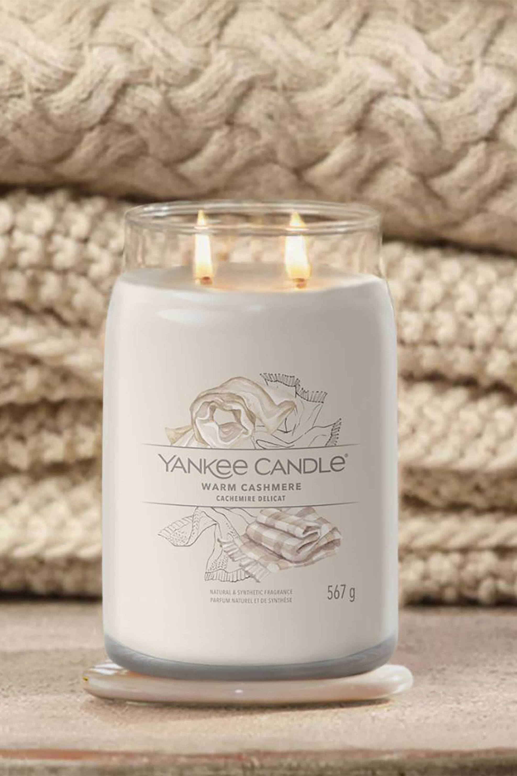 Yankee Candle αρωματικό κερί σε γυάλινο δοχείο large "Signature Warm cashmere" - 1701379E φωτογραφία