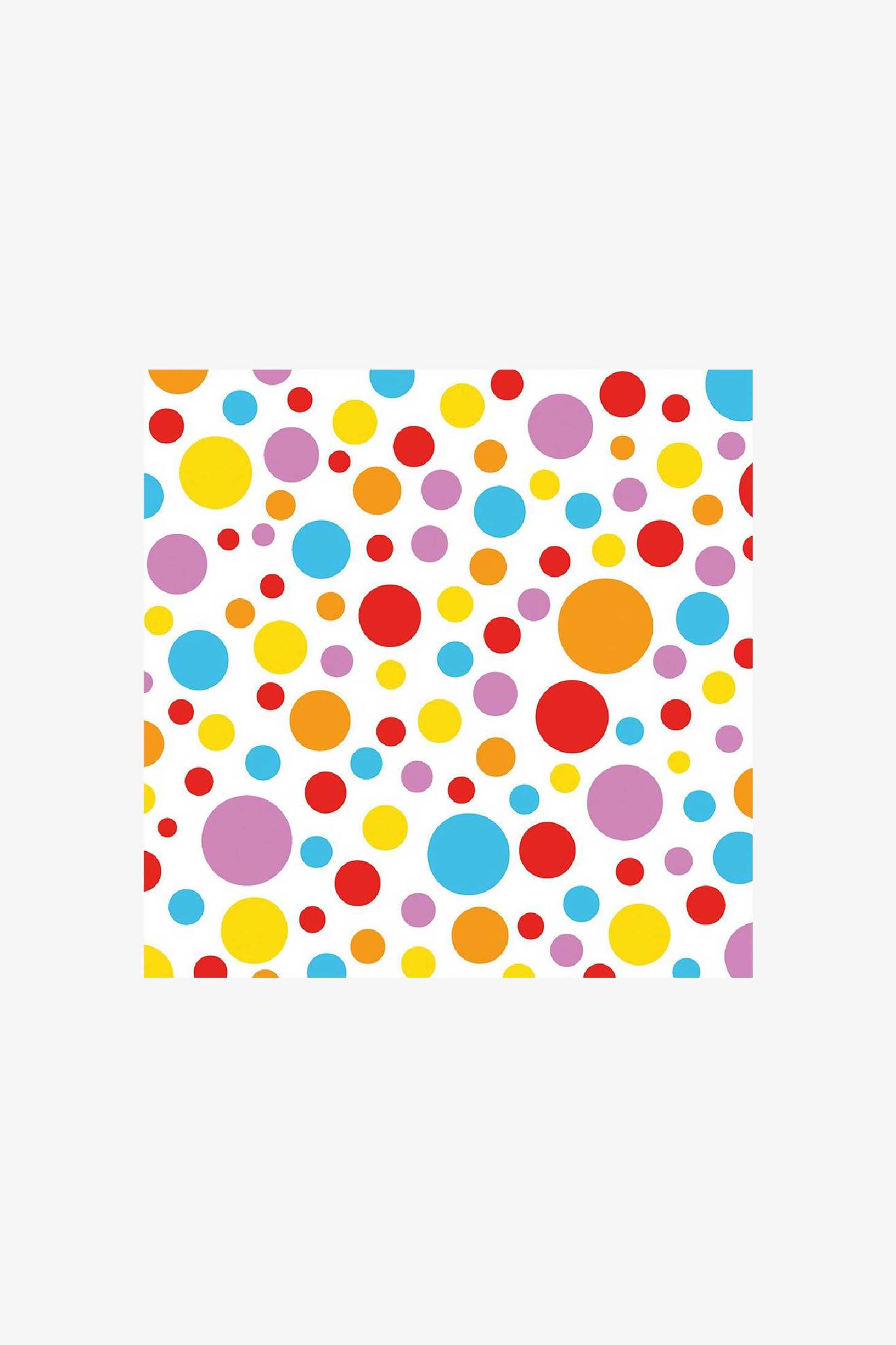 PAPERPRODUCTS DESIGN Paperproducts Design χαρτοπετσέτες με πουά σχέδιο "Dots Multicolor" 25 x 25 cm - 125002581