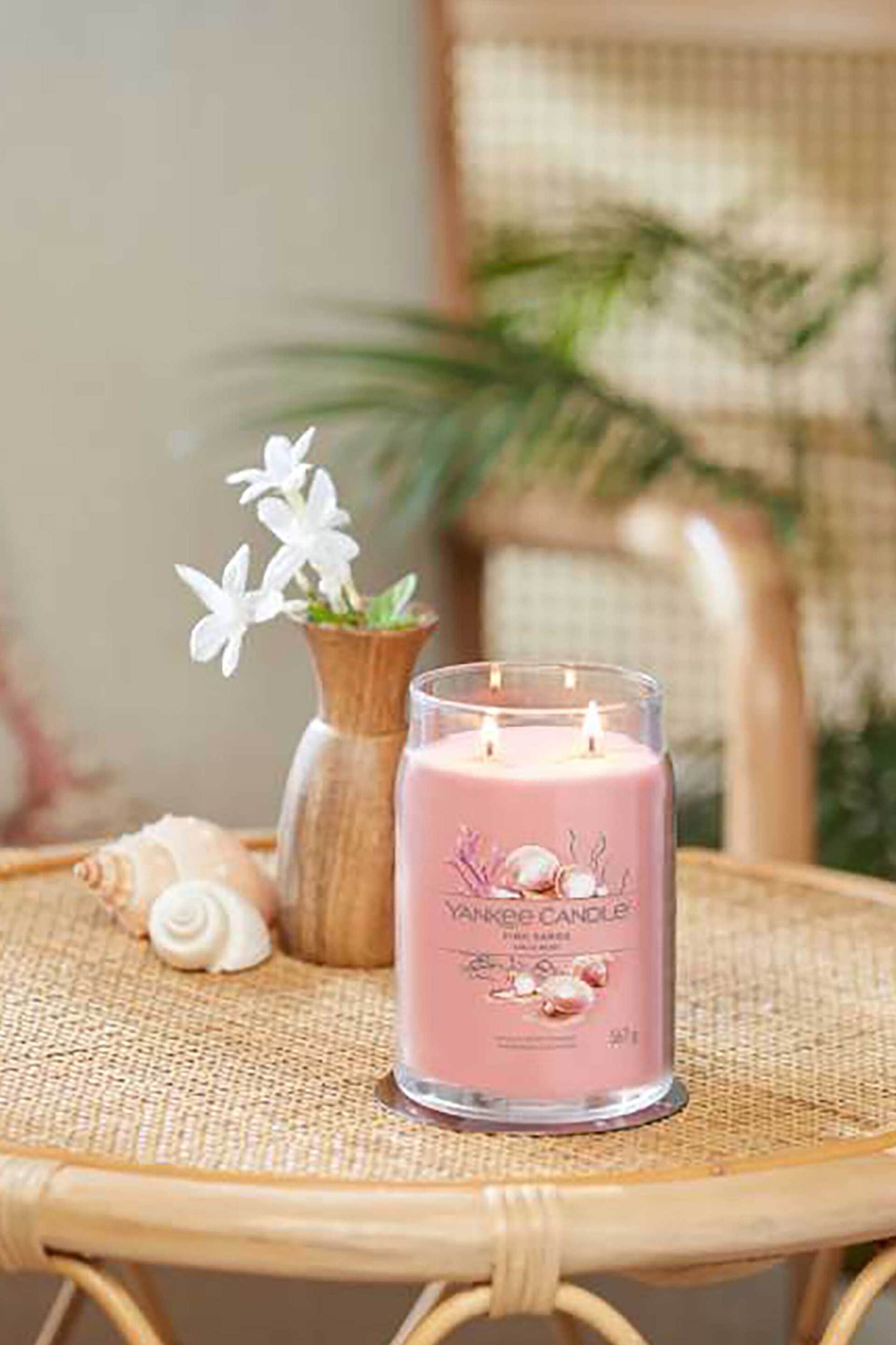 YANKEE CANDLE Yankee Candle αρωματικό κερί σε γυάλινο δοχείο large "Signature Pink Sands" - 1629962E