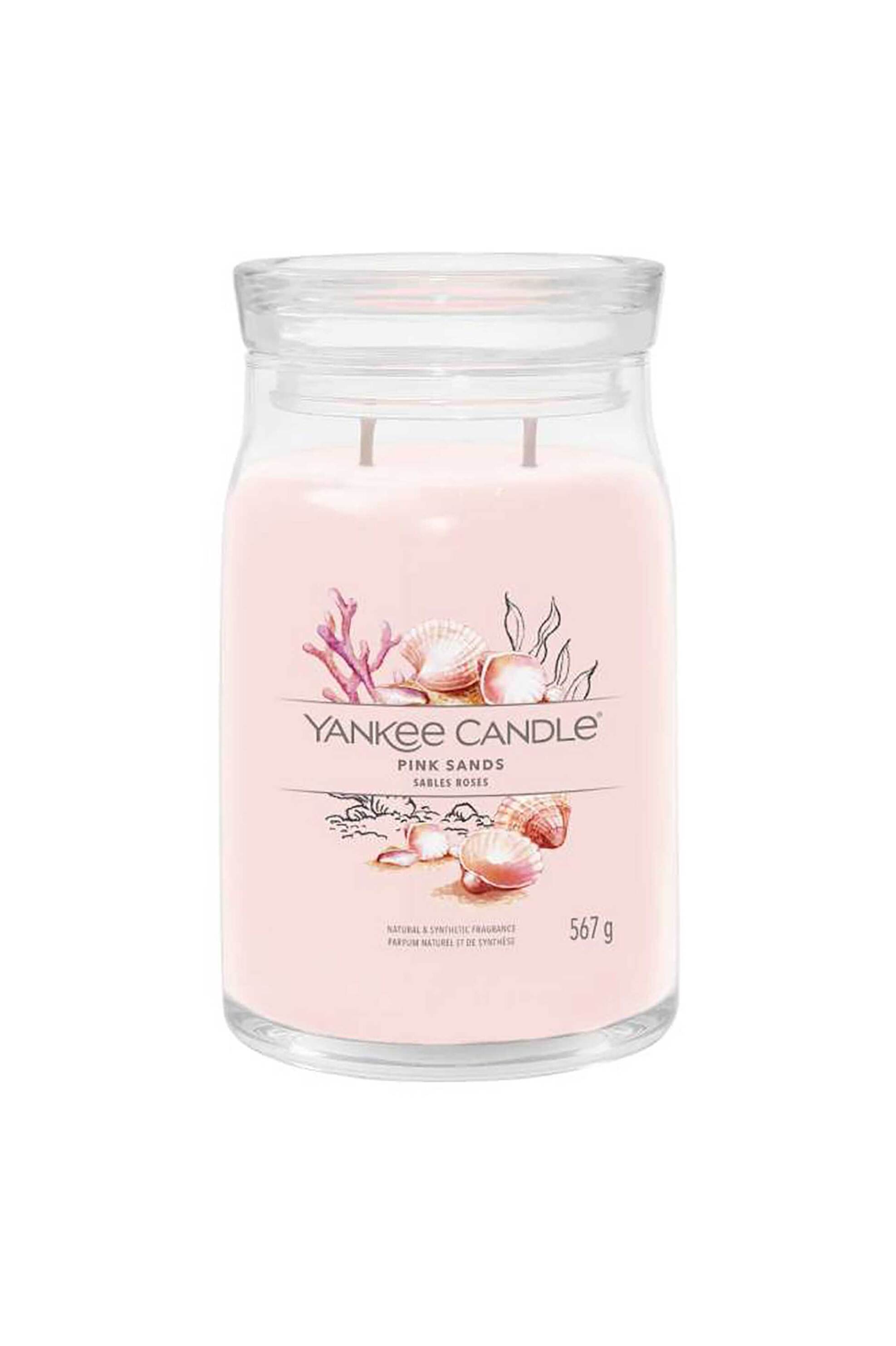 Yankee Candle αρωματικό κερί σε γυάλινο δοχείο large "Signature Pink Sands" - 1629962E φωτογραφία