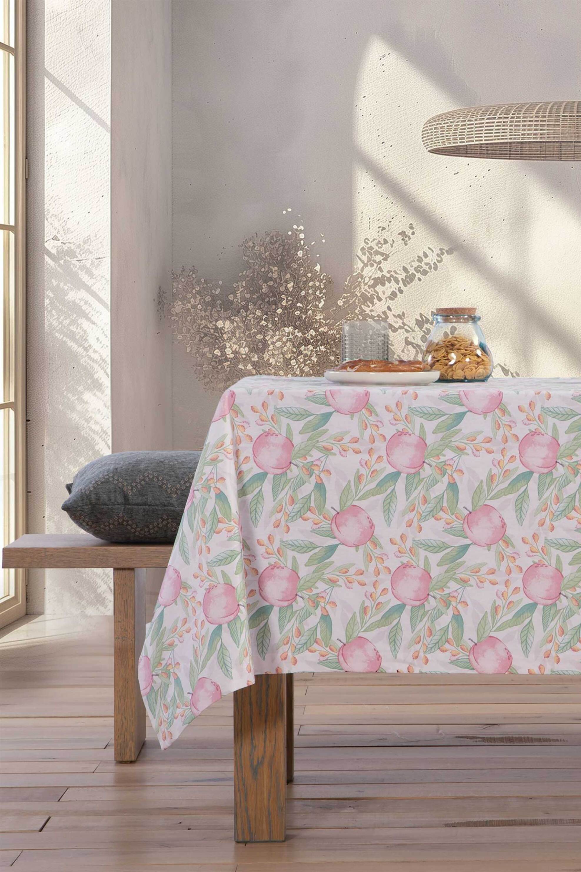 NEF-NEF HOMEWARE NEF-NEF τραπεζομάντηλο "Apples" 140 x 240 cm - 036382 Εκρού