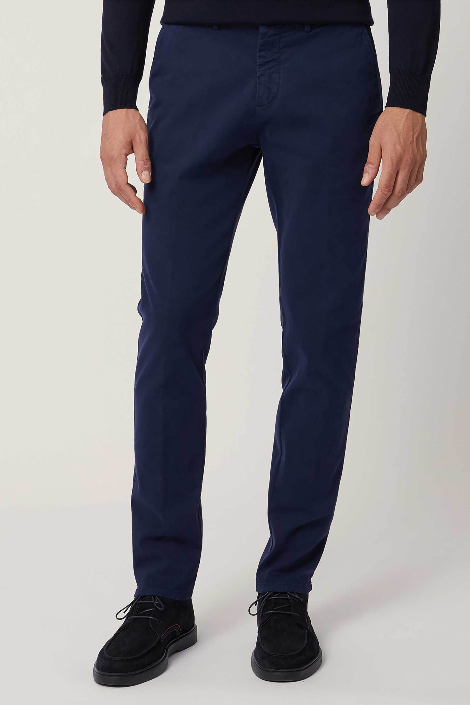 Harmont & Blaine ανδρικό chino παντελόνι Narrow Fit - WNM300053022 Μπλε Σκούρο φωτογραφία