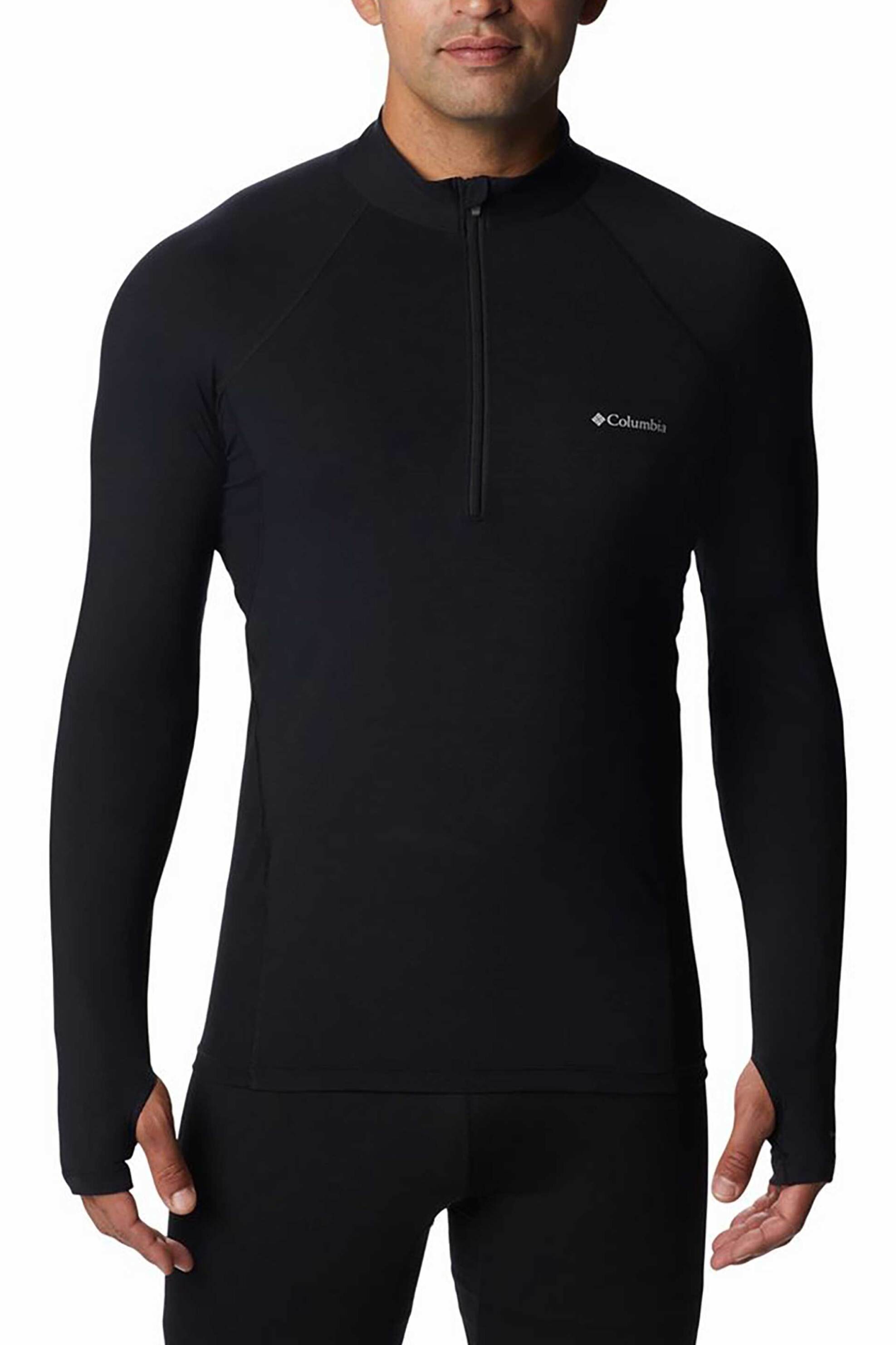 COLUMBIA Columbia ανδρική ισοθερμική μπλούζα "Midweight Stretch" - 1638571011L Μαύρο