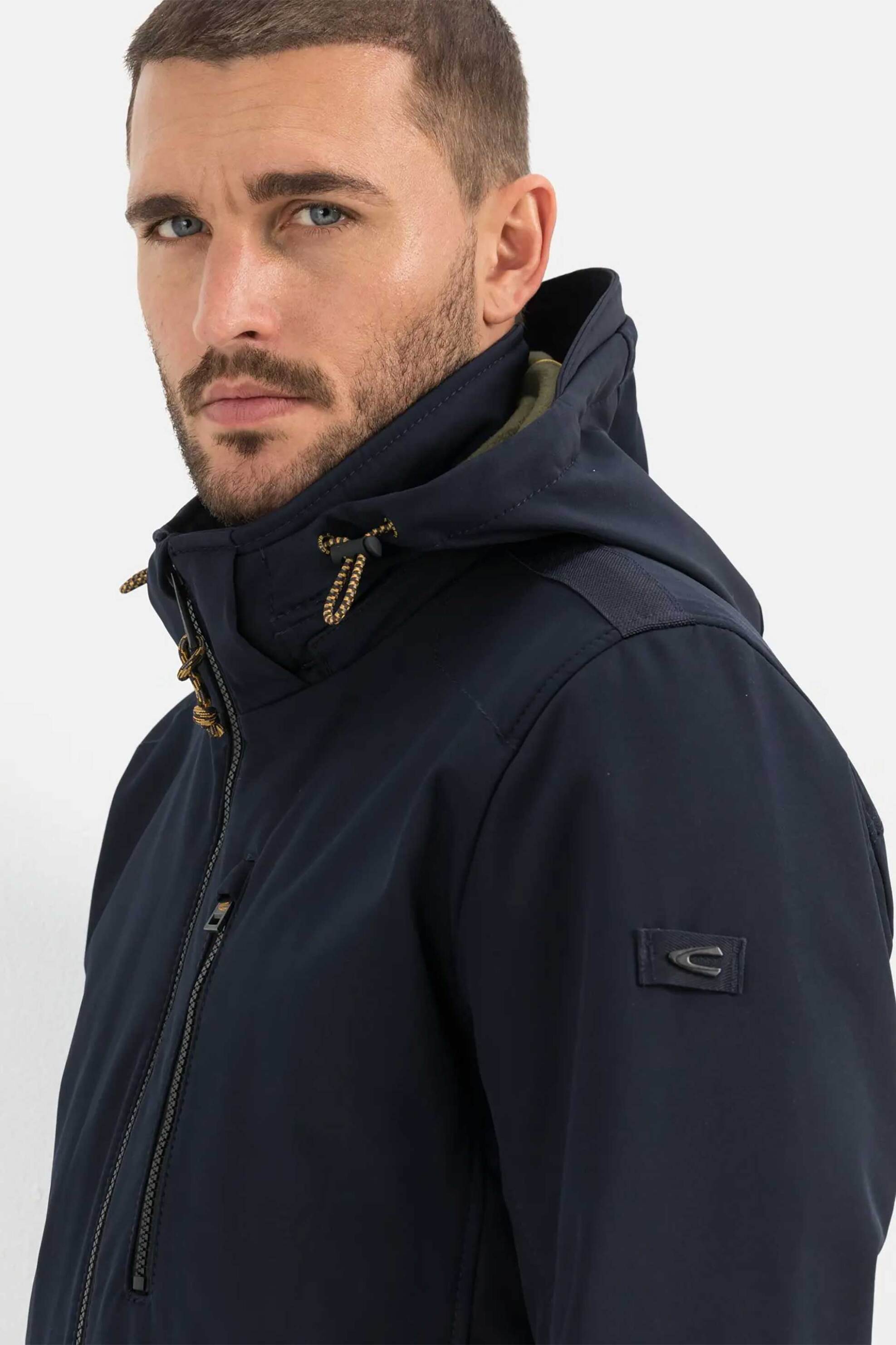 Camel Active ανδρικό μπουφάν softshell με αποσπώμενη κουκούλα Regular Fit - C242NOS-430950-9O22 Μπλε Σκούρο φωτογραφία