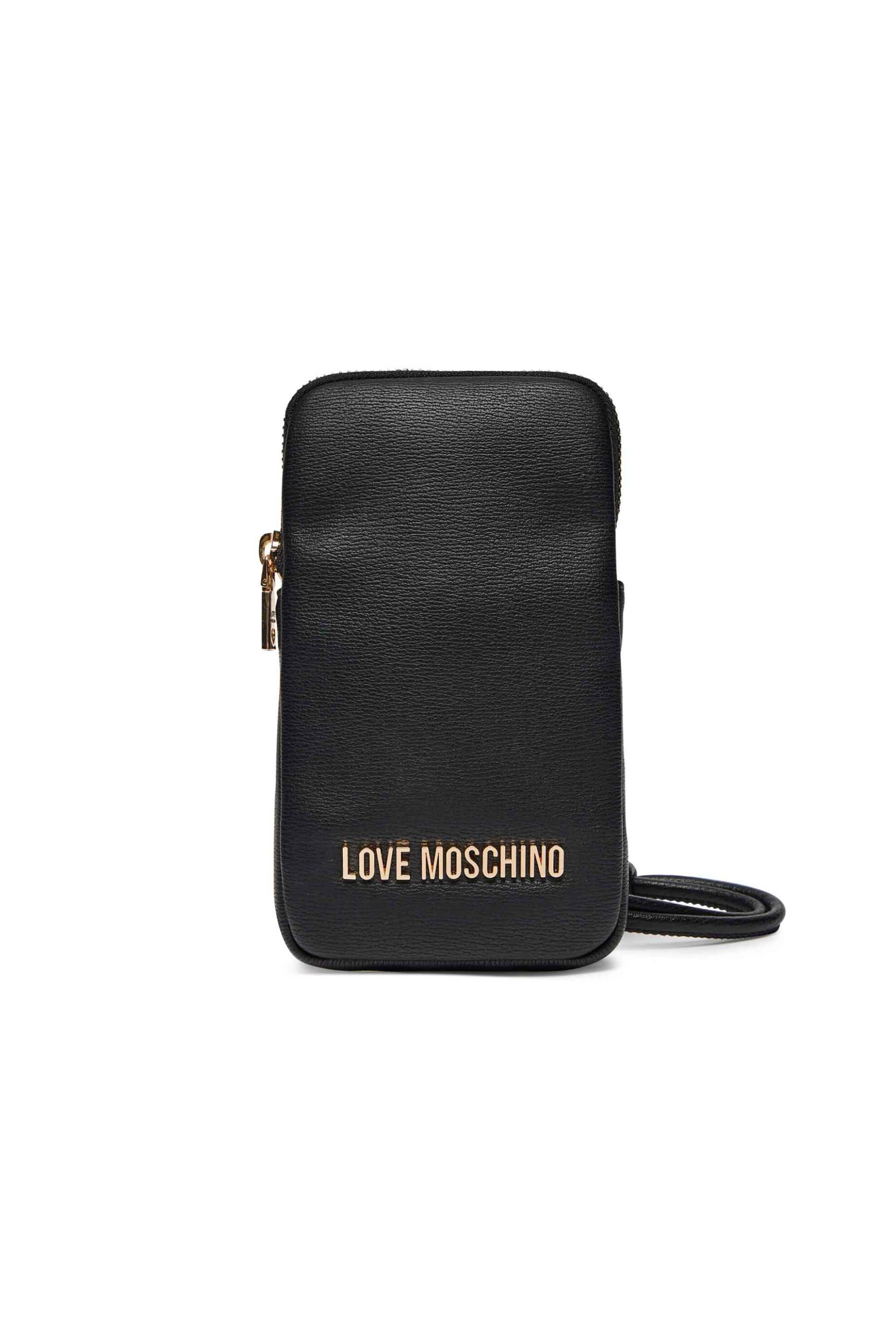 Love Moschino Love Moschino γυναικείο mini bag με μεταλλικό logo - JC5641PP0LLD0 Μαύρο 2025