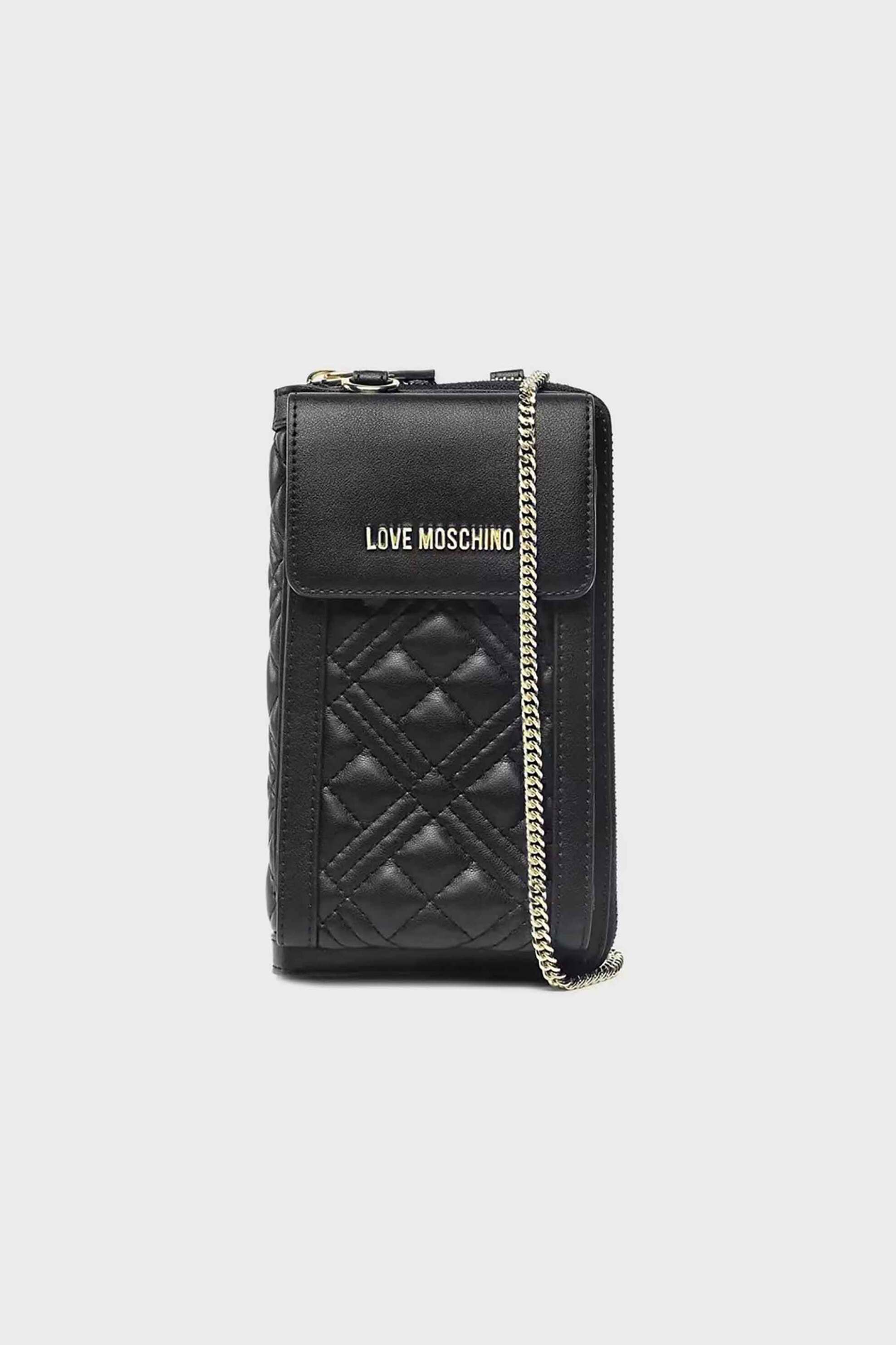 Love Moschino Love Moschino γυναικείο mini bag καπιτονέ με μεταλλικό λογότυπο - JC5682PP0LLA0 Χρυσό 2025