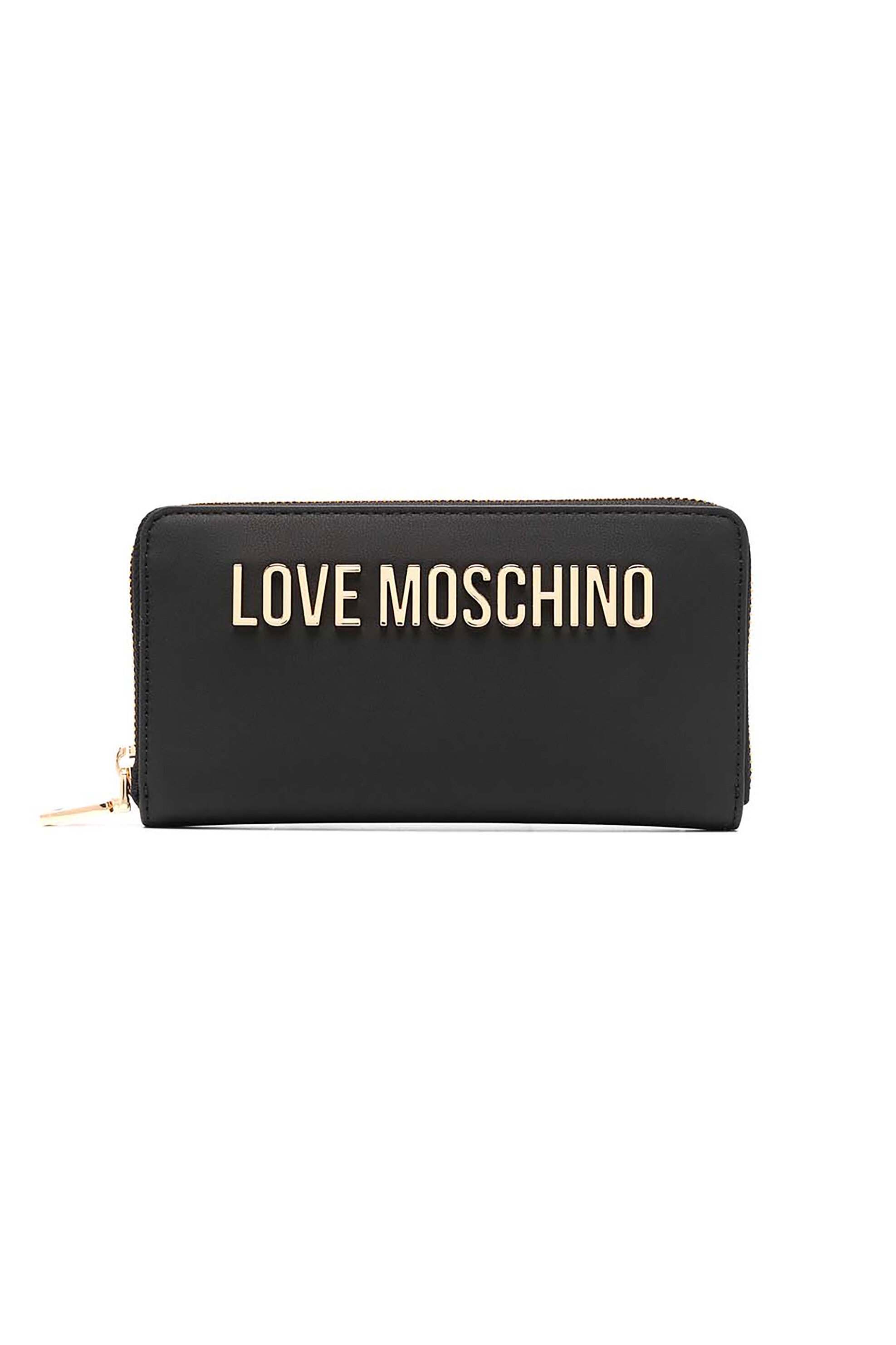 Love Moschino Love Moschino γυναικείο πορτοφόλι με ανάγλυφο μεταλλικό λογότυπο - JC5611PP1MKD0 Μαύρο 2025