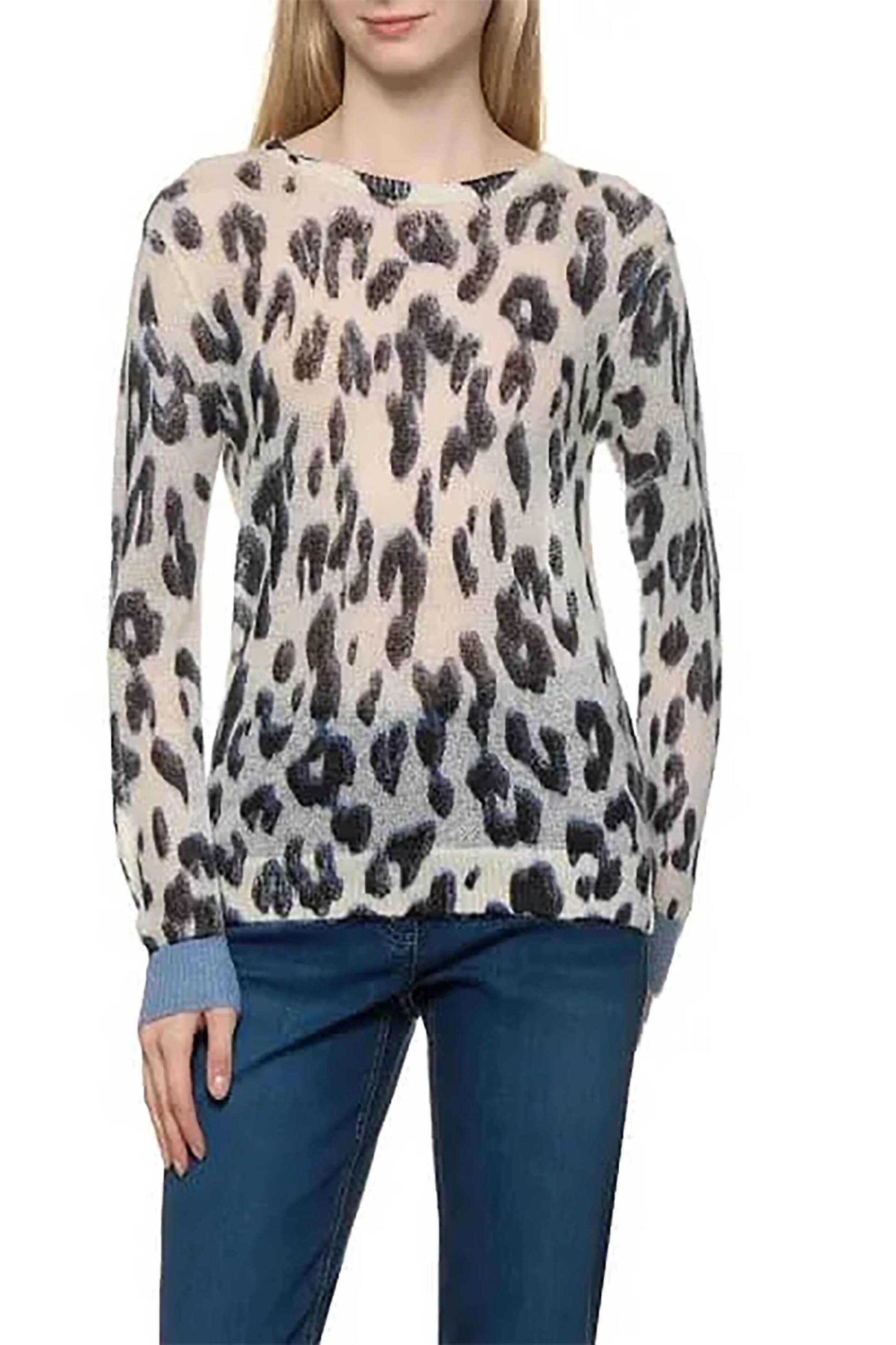 GERRY WEBER Gerry Weber γυναικεία μπλούζα με animal print - 370508-44708 Μαύρο 2025