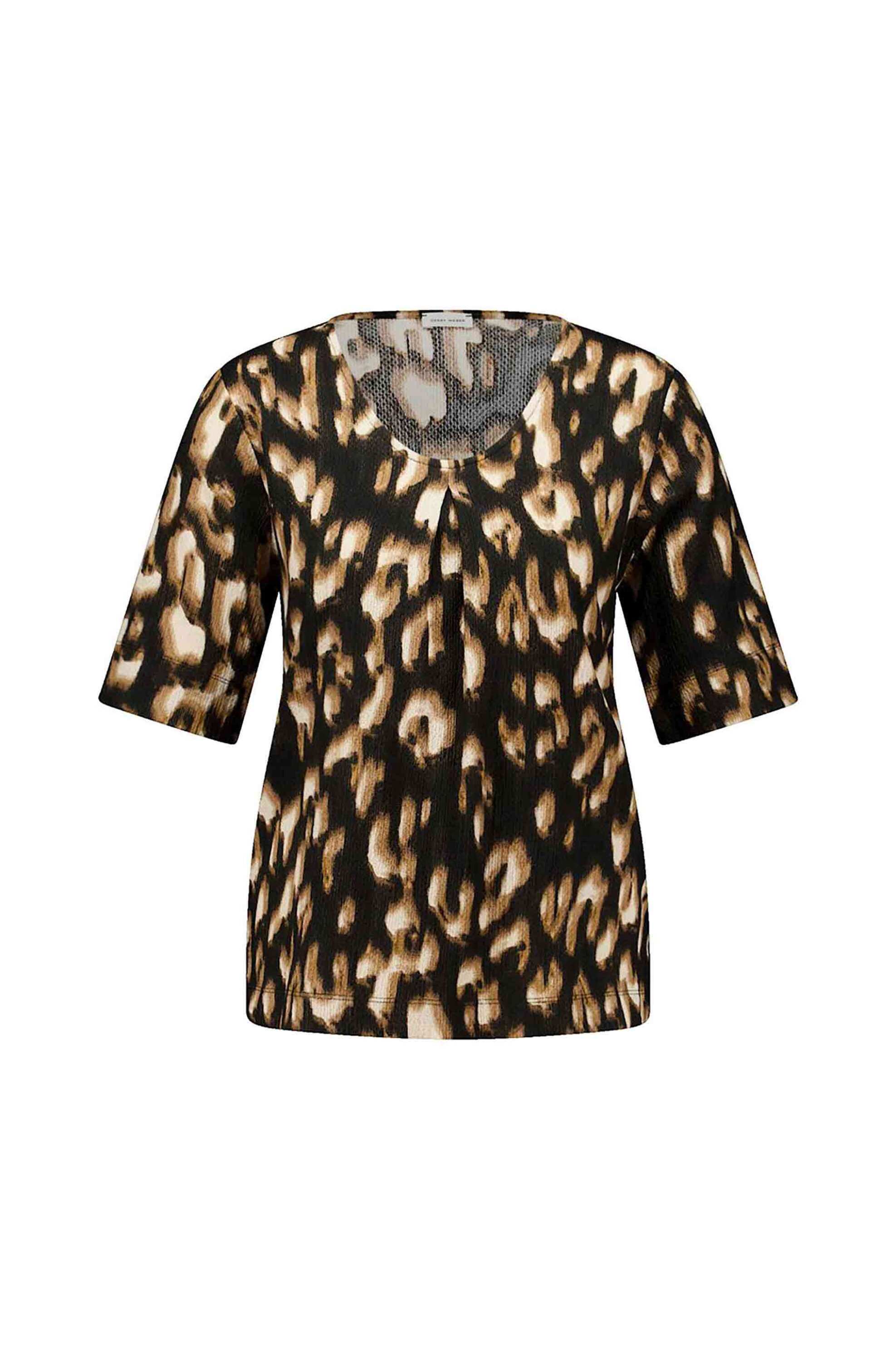 GERRY WEBER Gerry Weber γυναικεία μπλούζα animal print - 370055-44021 Μπεζ 2025