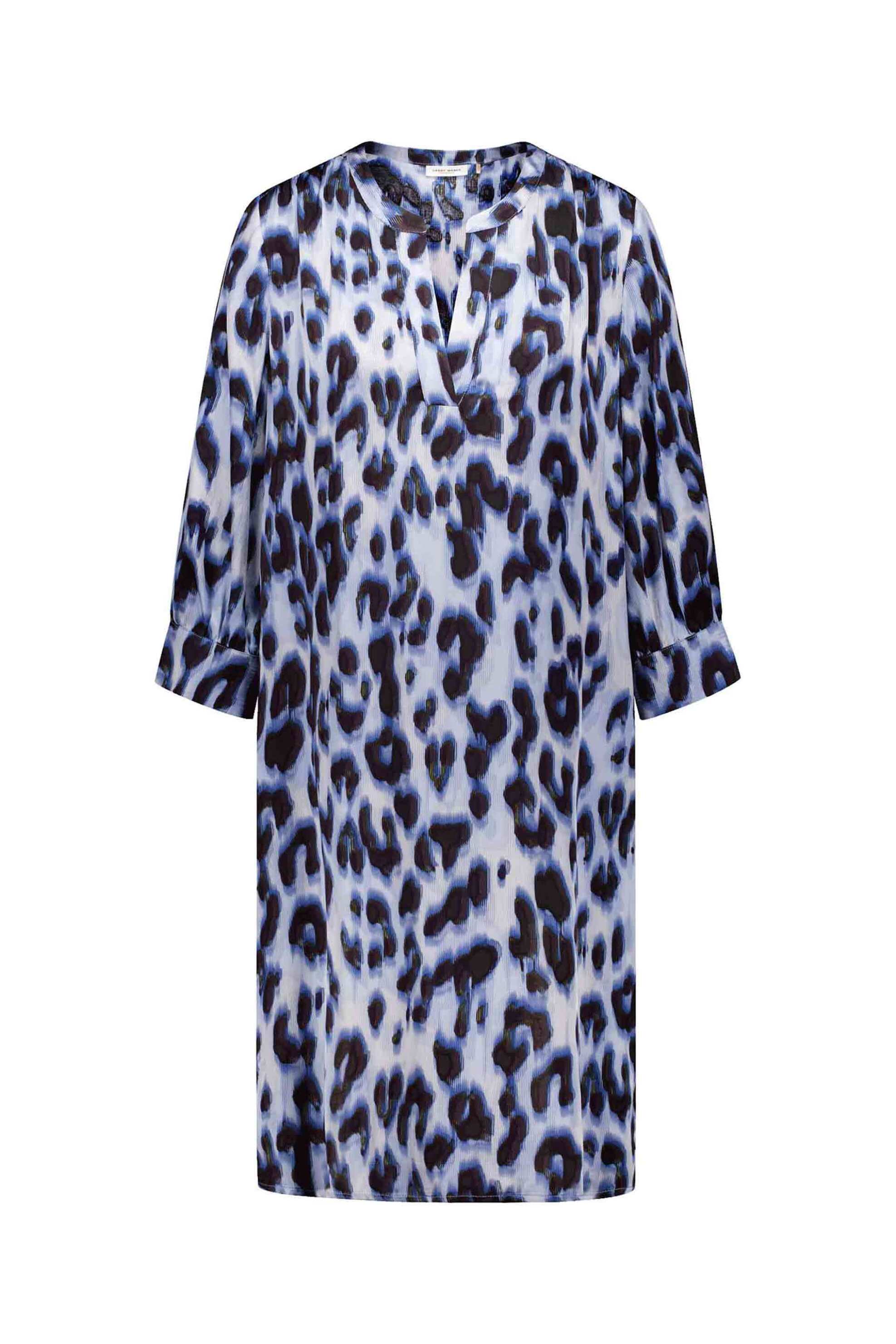 GERRY WEBER Gerry Weber γυναικείο midi φόρεμα animal print - 480010-31513 Μπλε 2025