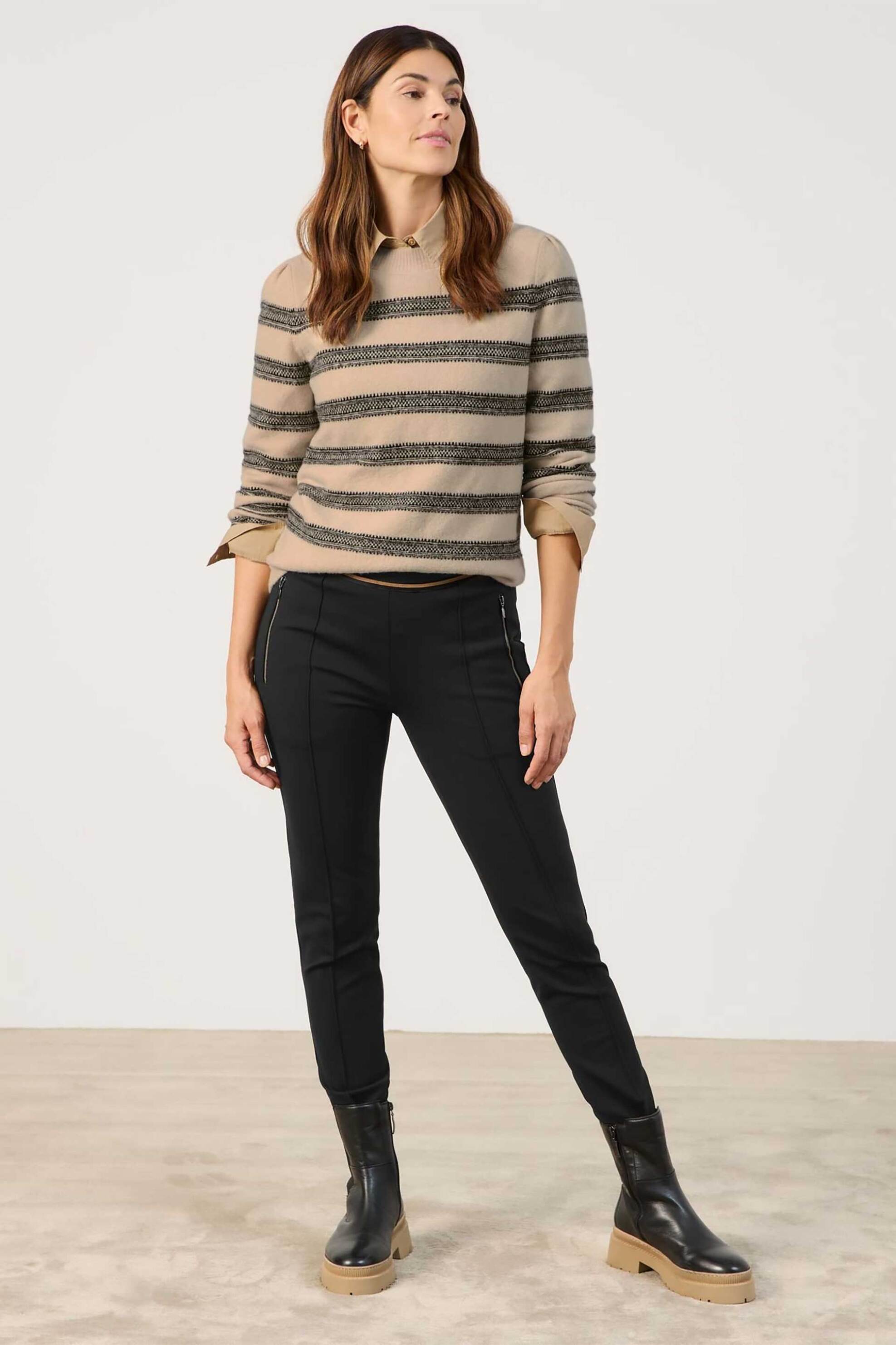 GERRY WEBER Gerry Weber γυναικείο κολάν Skinny Fit - 322129-66293 Μαύρο 2025