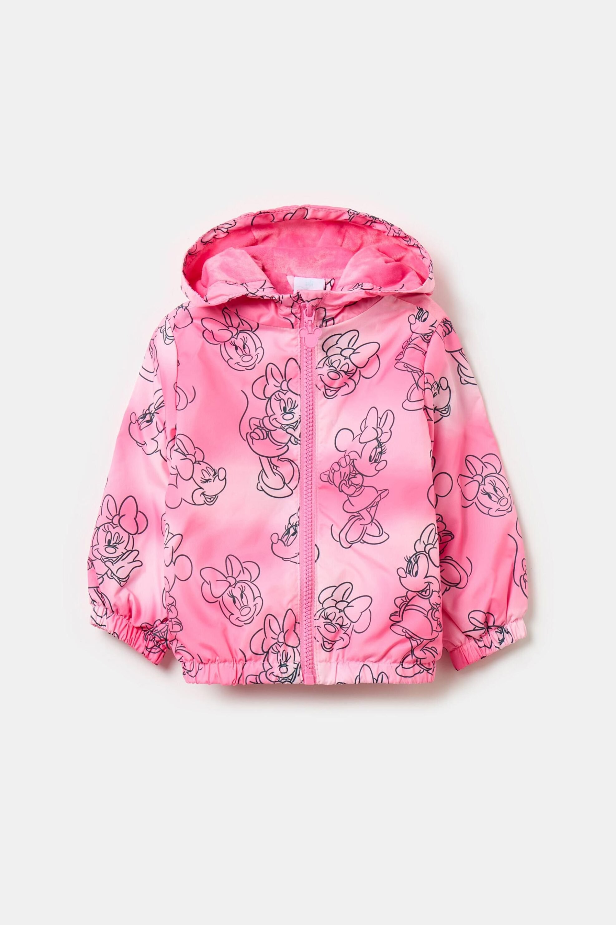 OVS KIDS OVS βρεφικό αδιάβροχο jacket με κουκούλα και Minnie Mouse print Regular Fit - 002073615 Ροζ