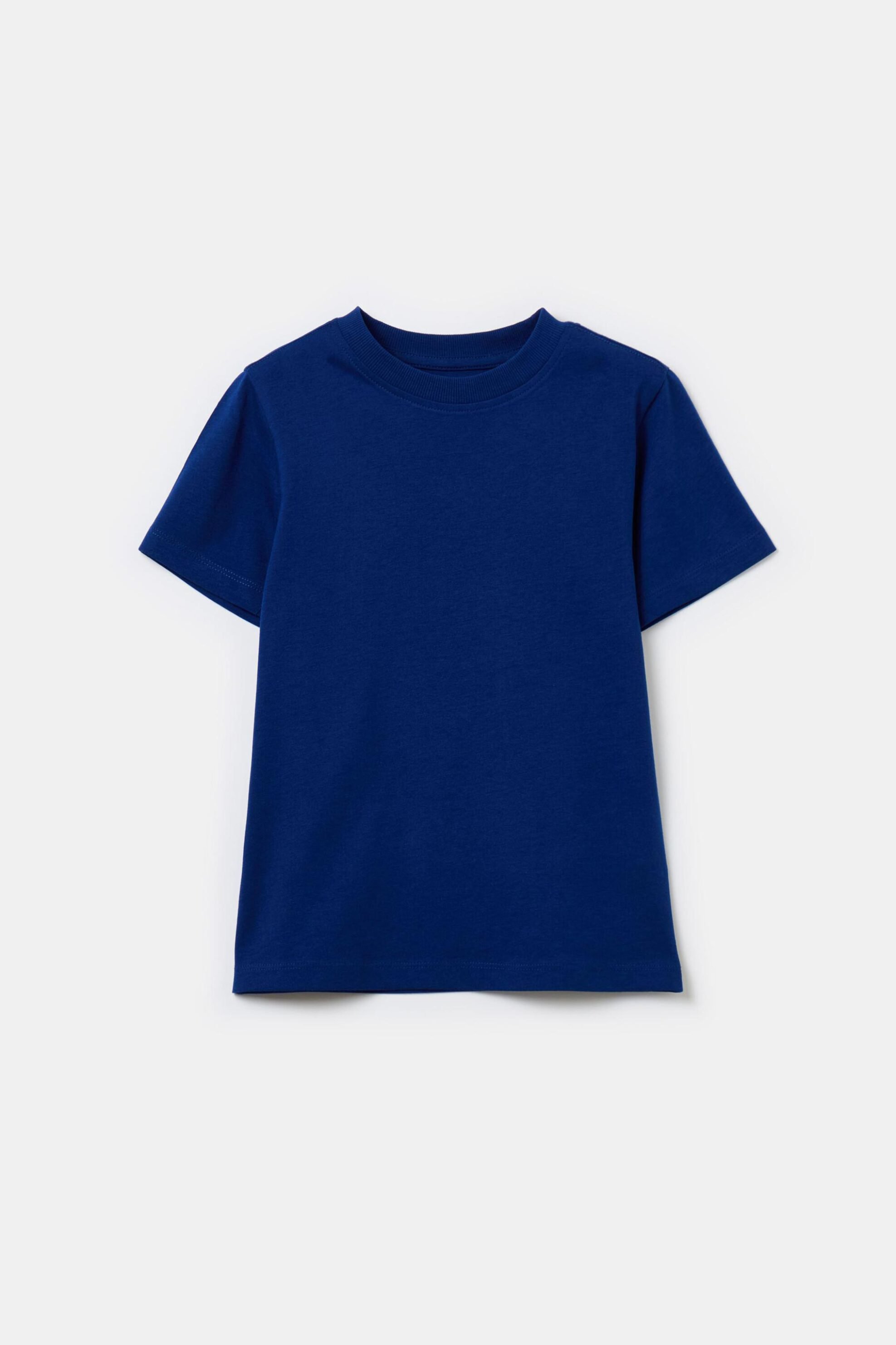 OVS KIDS OVS παιδικό T-shirt μονόχρωμο Regular Fit - 002090649 Μπλε Σκούρο