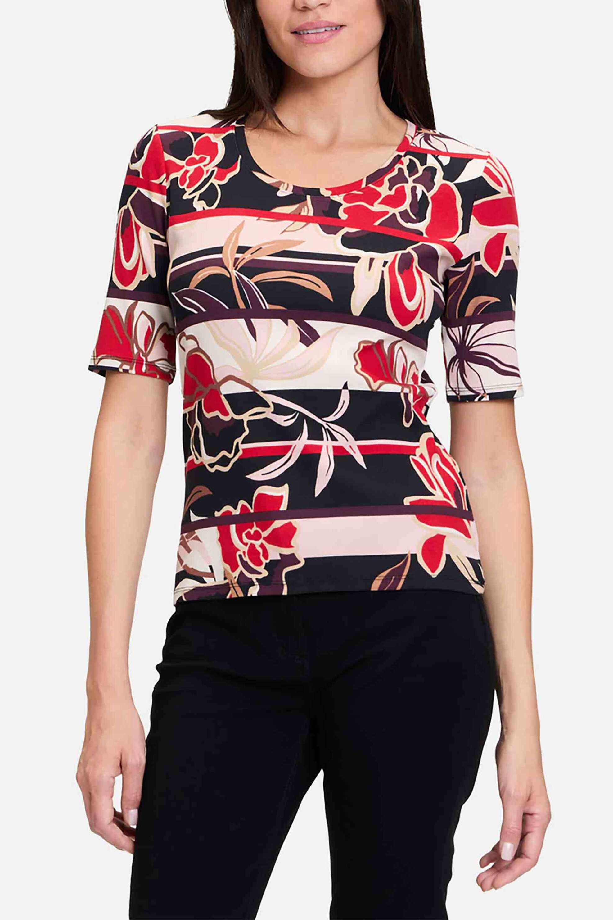 BETTY BARCLAY Betty Barclay γυναικεία μπλούζα με floral print - 2135/2762 Κόκκινο 2025