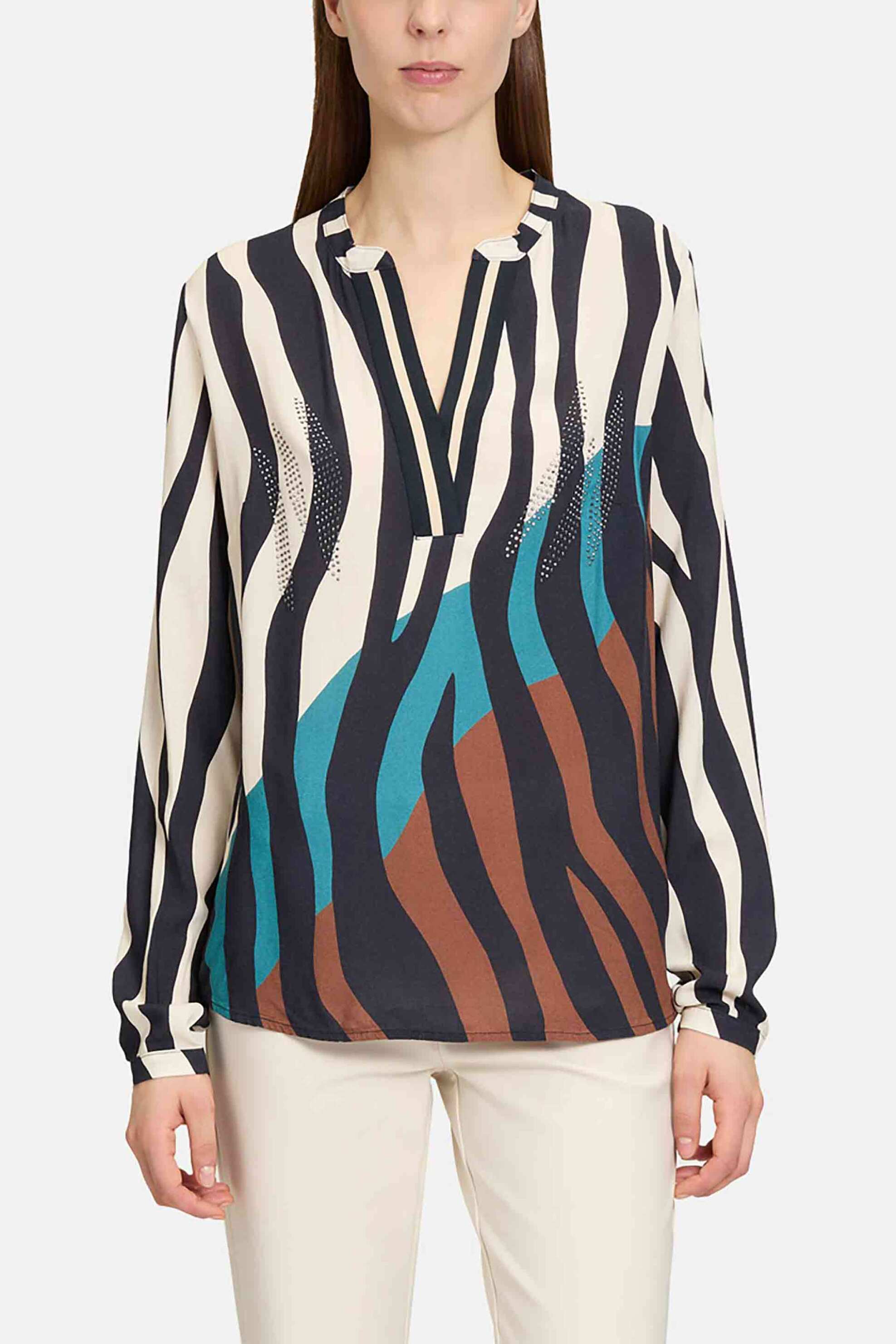 BETTY BARCLAY Betty Barclay γυναικεία μπλούζα με animal print - 8735/2863 Μπλε Σκούρο 2025