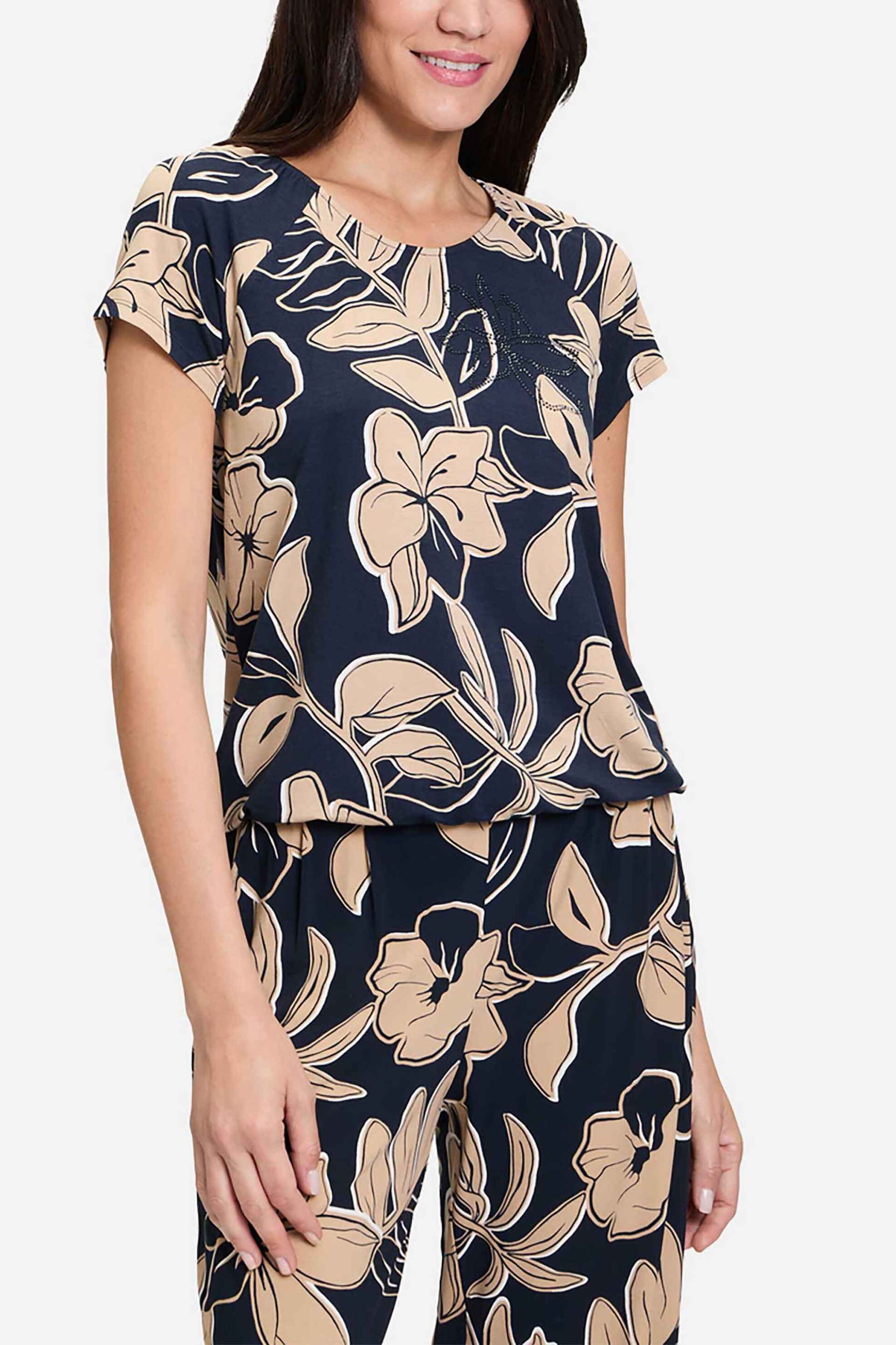 BETTY BARCLAY Betty Barclay γυναικεία μπλούζα με floral print - 2130/2707 Μπεζ 2025