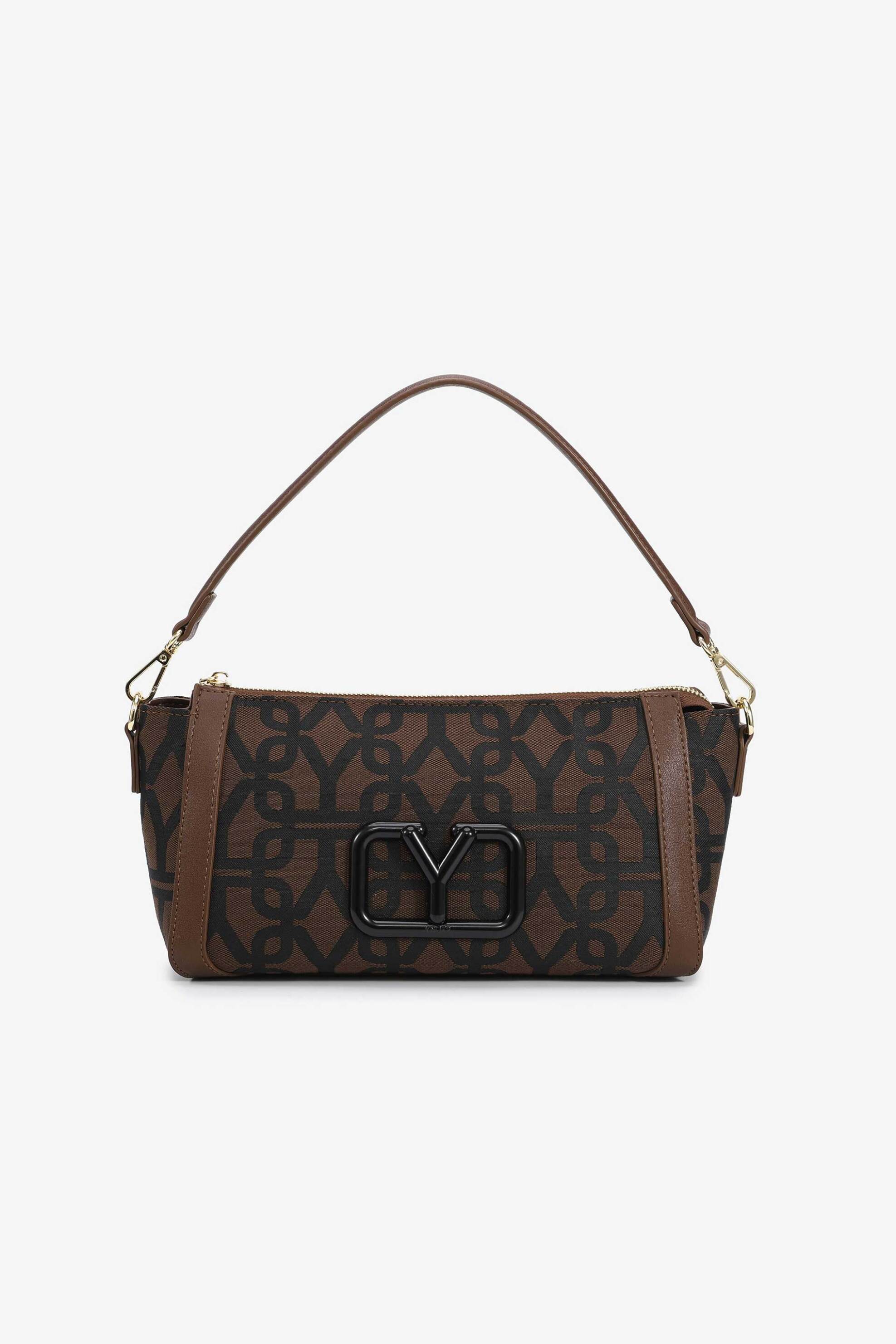 Y Not? Ynot? γυναικεία τσάντα ώμου με all-over monogram 