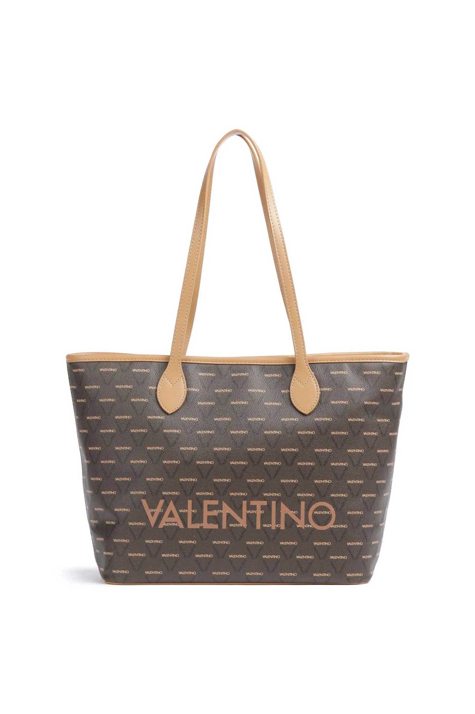  Valentino γυναικεία τσάντα tote με logo print 