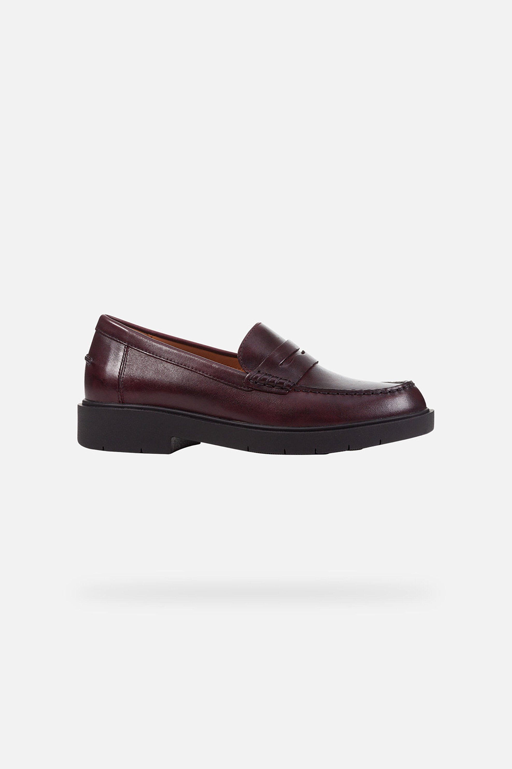  Geox γυναικεία δερμάτινα loafers 