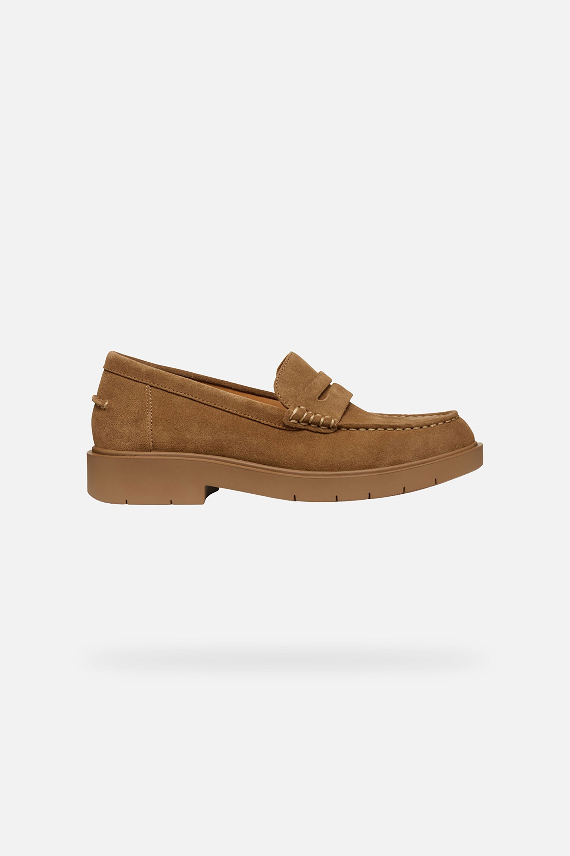  Geox γυναικεία suede loafers 