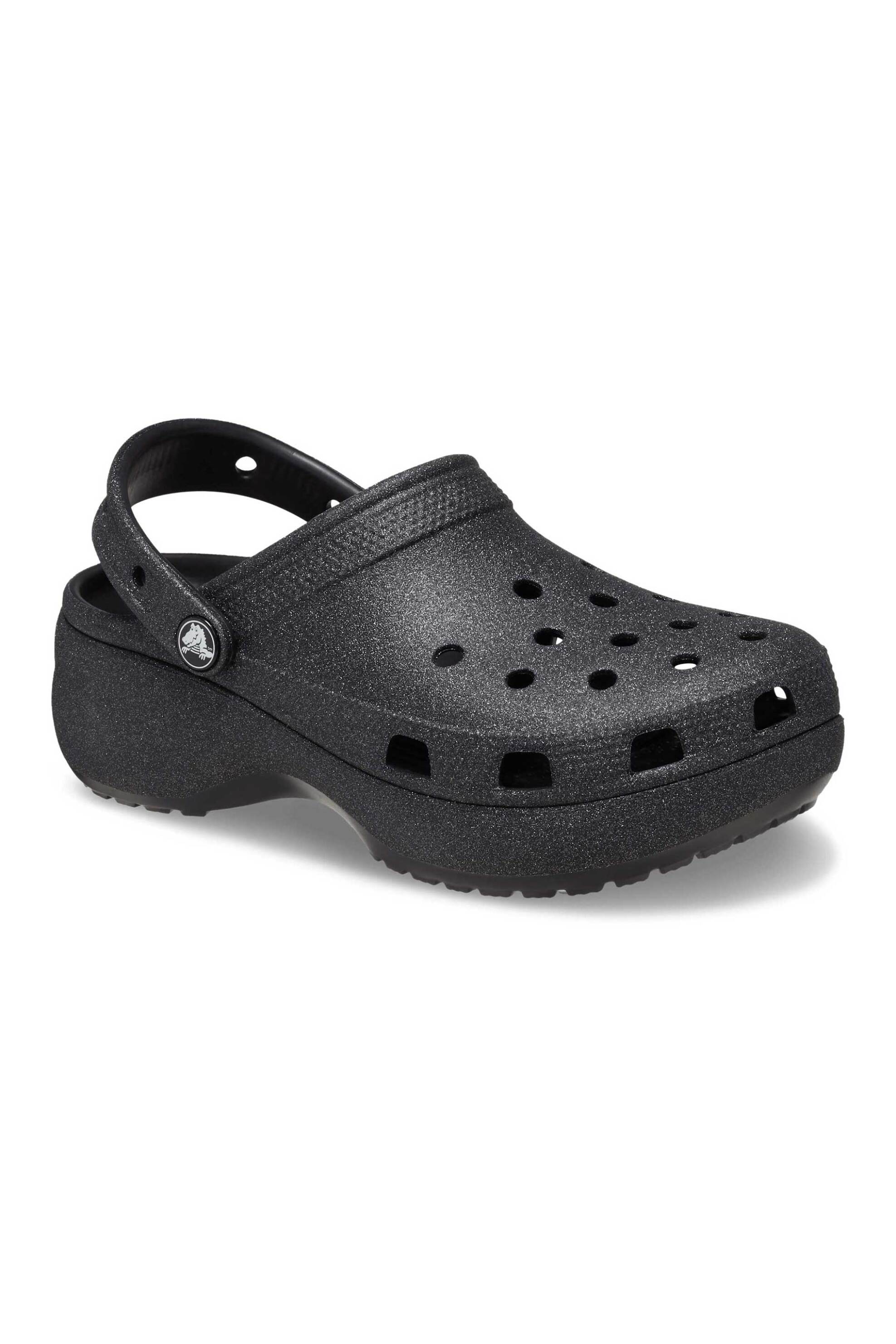 Crocs γυναικεία clogs "Classic Glitter" - E66037 Μαύρο φωτογραφία