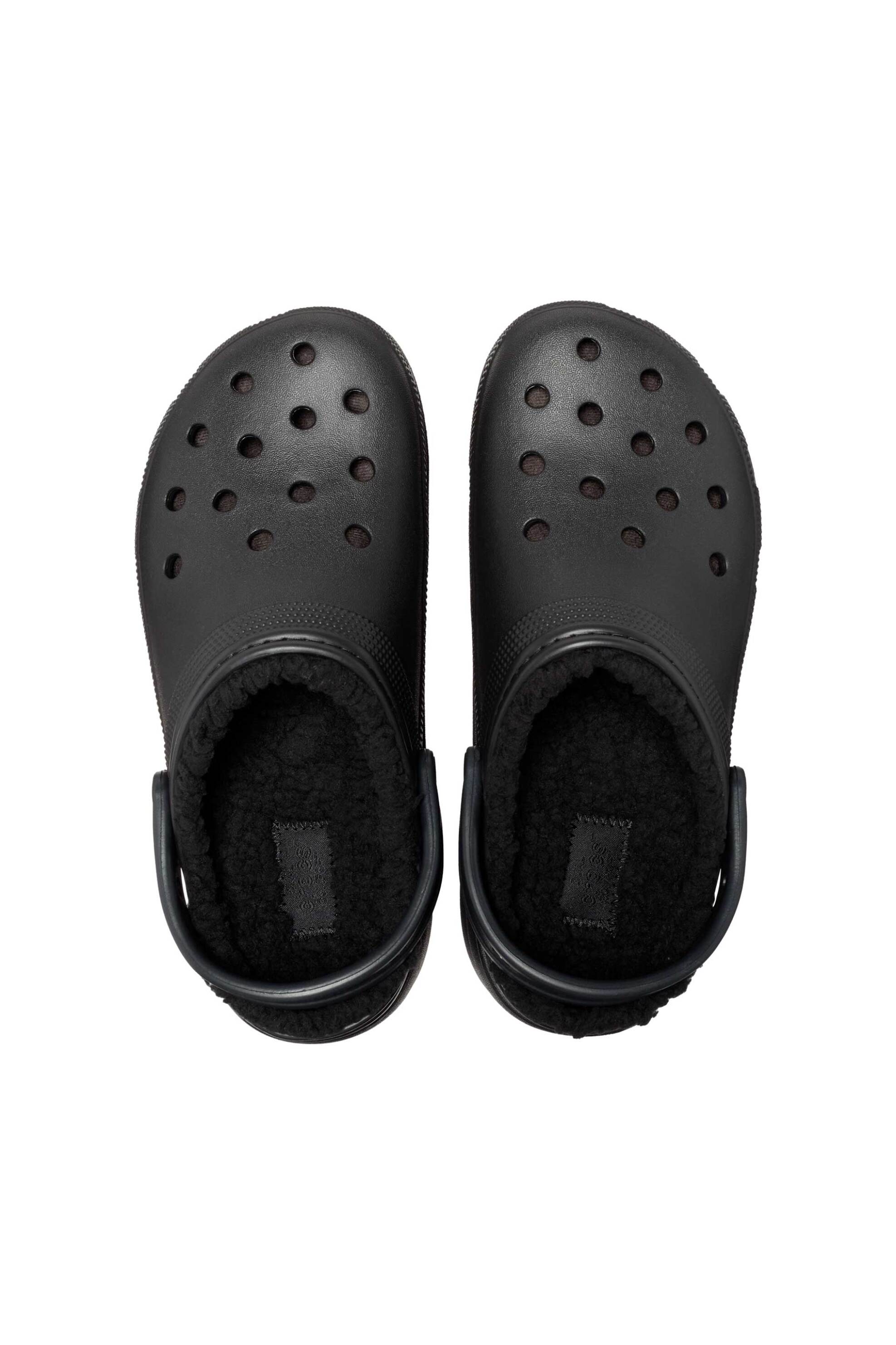 CROCS Crocs γυναικεία clogs με επένδυση από faux γούνα "Classic Lined" - E66047 Μαύρο